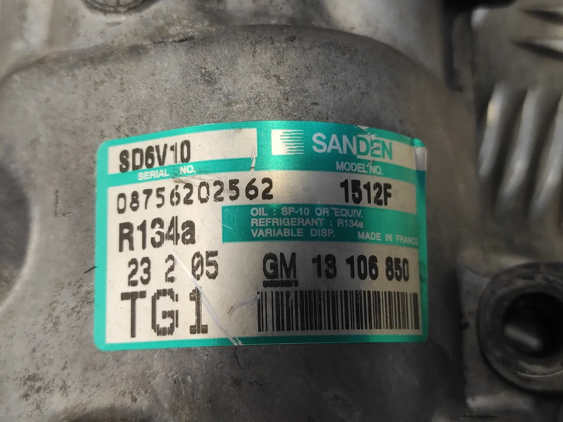 Compresor Aire Acondicionado para Opel Tigra Twin Top