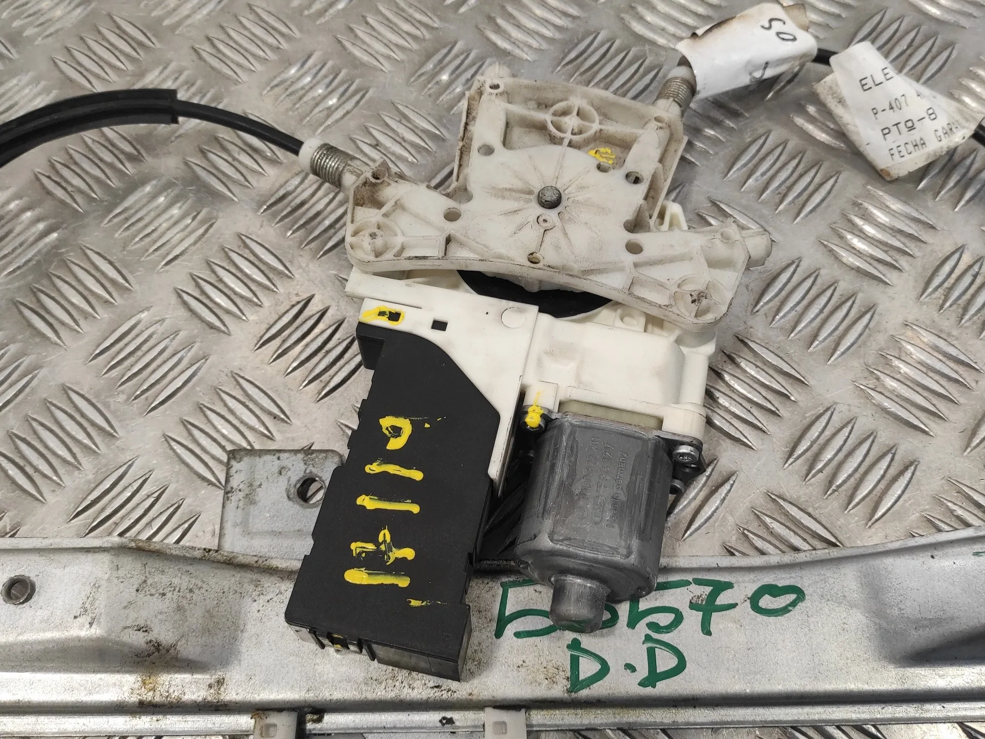Elevalunas Delantero Derecho para Peugeot 407 Sw