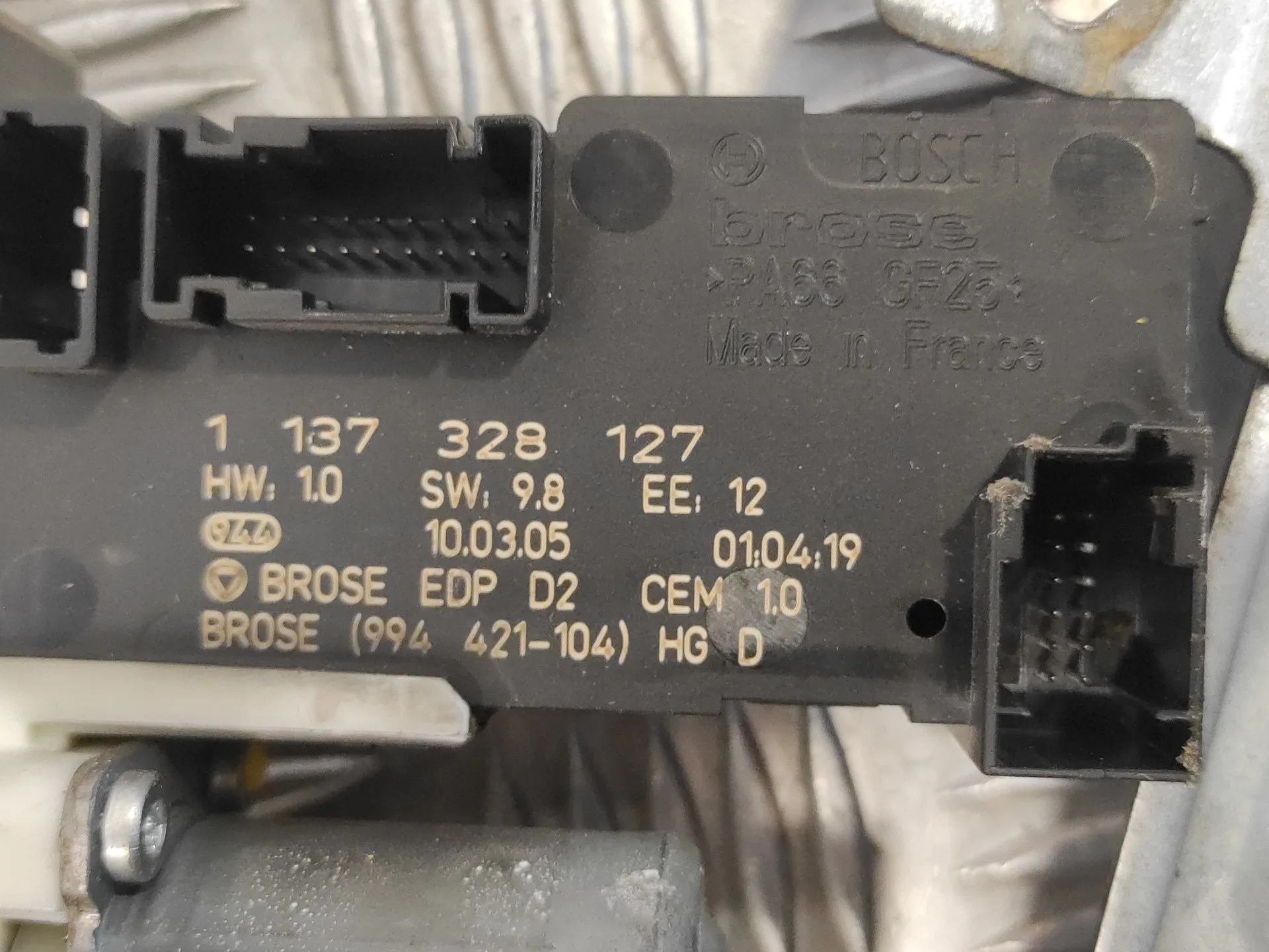 Elevalunas Delantero Derecho para Peugeot 407 Sw