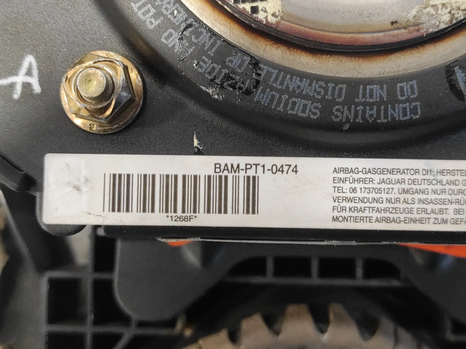 Airbag Delantero Izquierdo para Jaguar S-Type