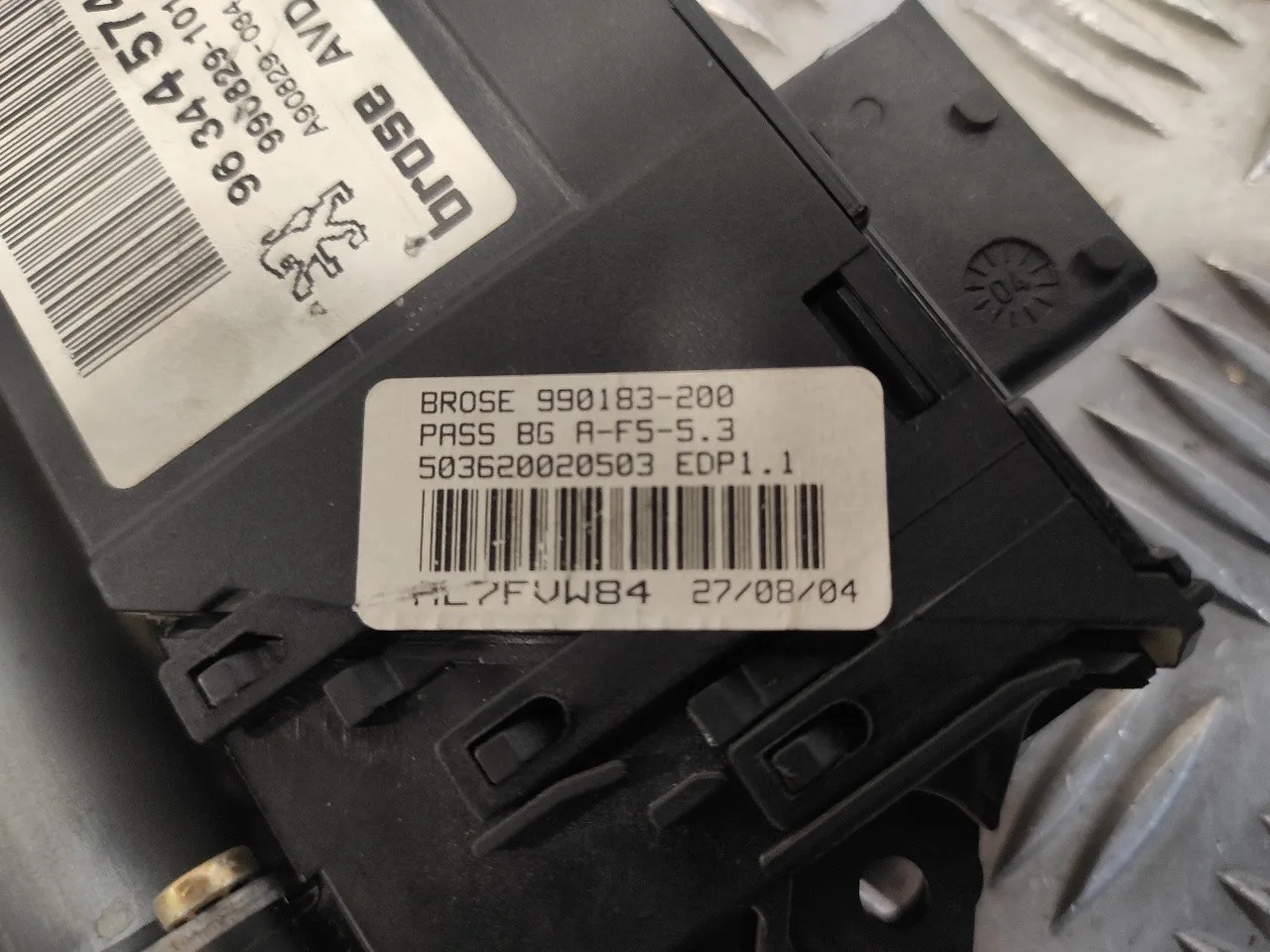 Motor Elevalunas Delantero Derecho para Peugeot 307 (S1)