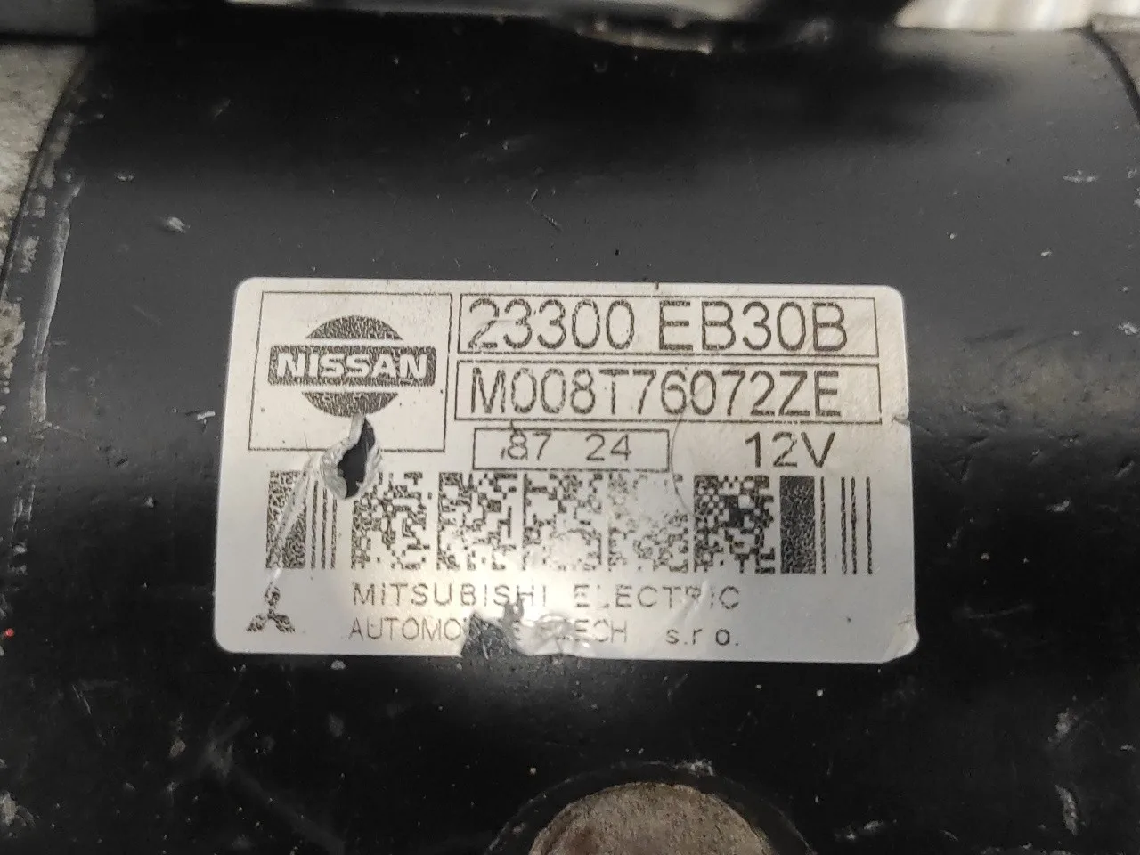 Motor Arranque para Nissan Navara Pick-Up (D40M)
