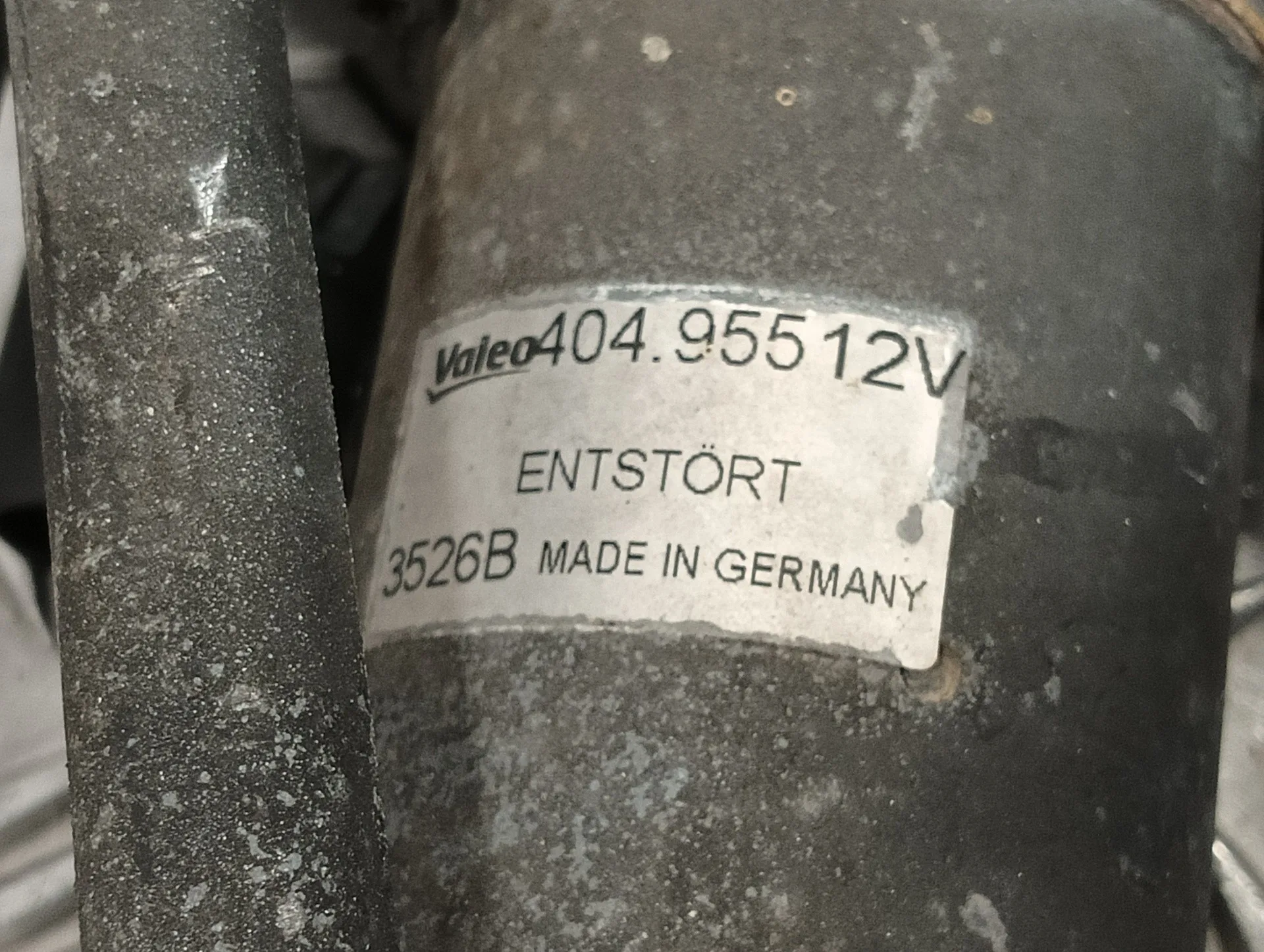 Motor Limpia Delantero para Volkswagen Crafter Caja Cerrada