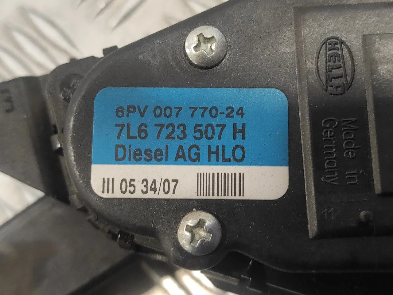 Potenciometro Pedal para Volkswagen Touareg (7L6)