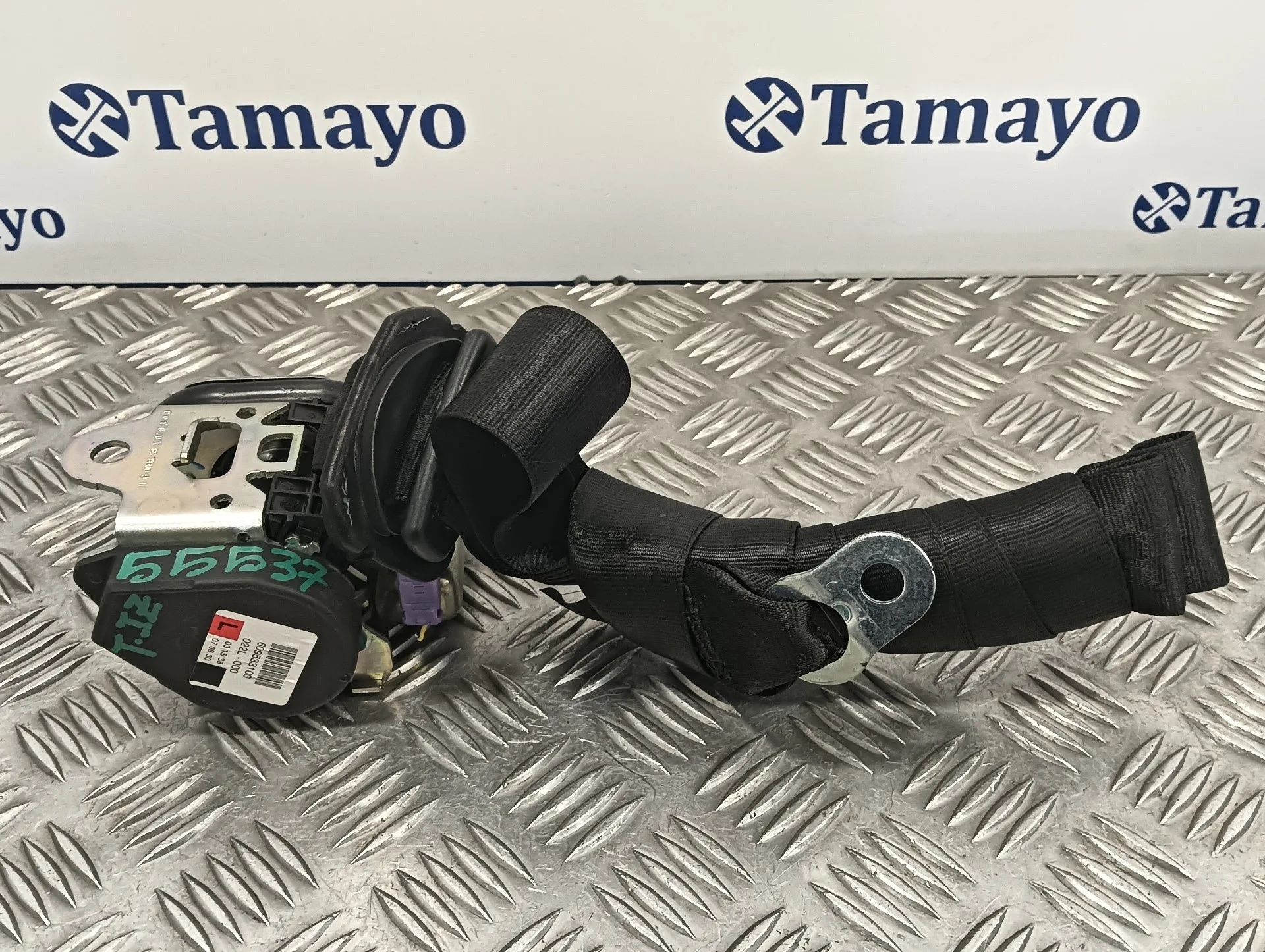 Cinturon Seguridad Trasero Izquierdo para Volkswagen Touareg (7L6)