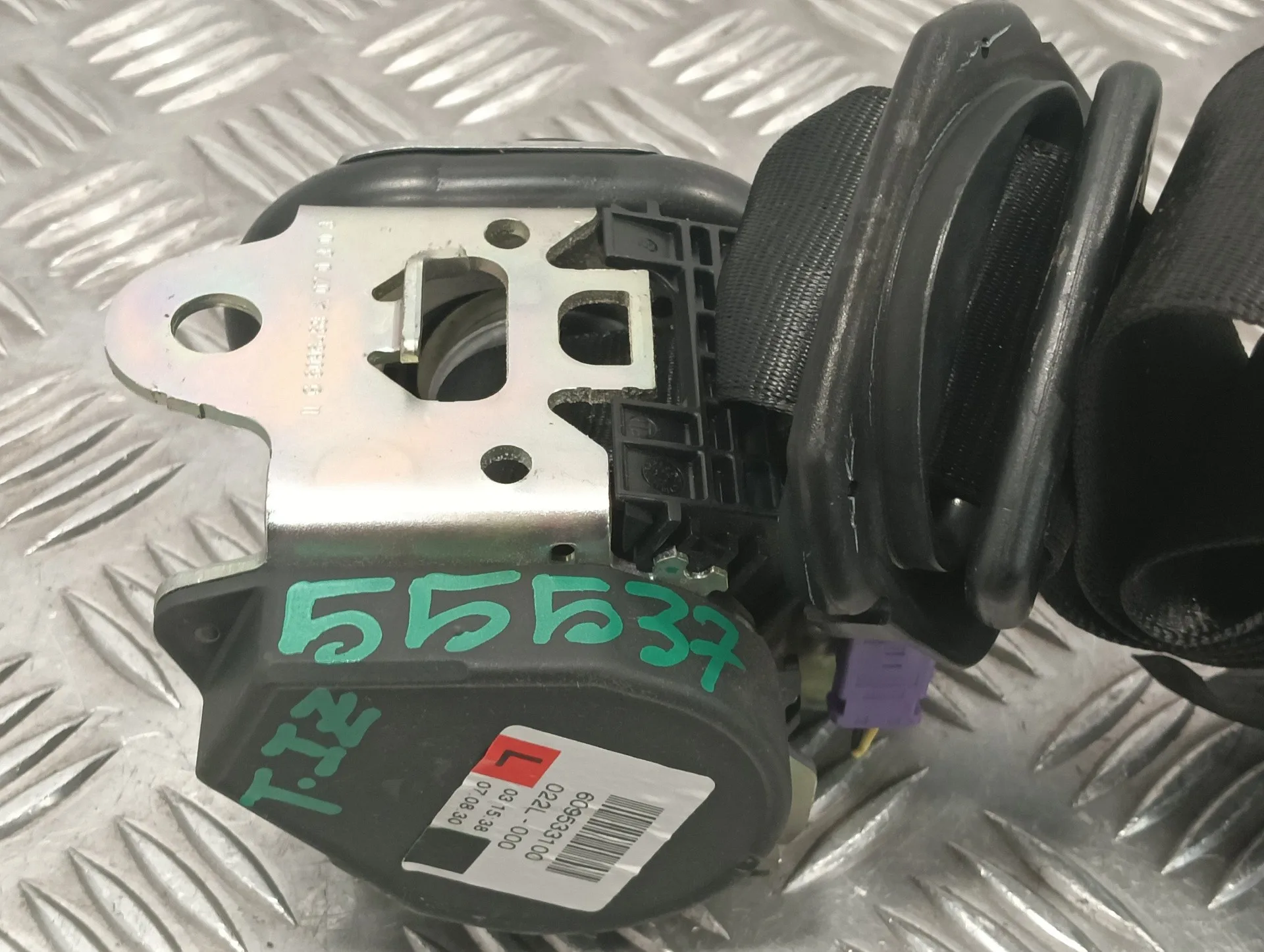 Cinturon Seguridad Trasero Izquierdo para Volkswagen Touareg (7L6)