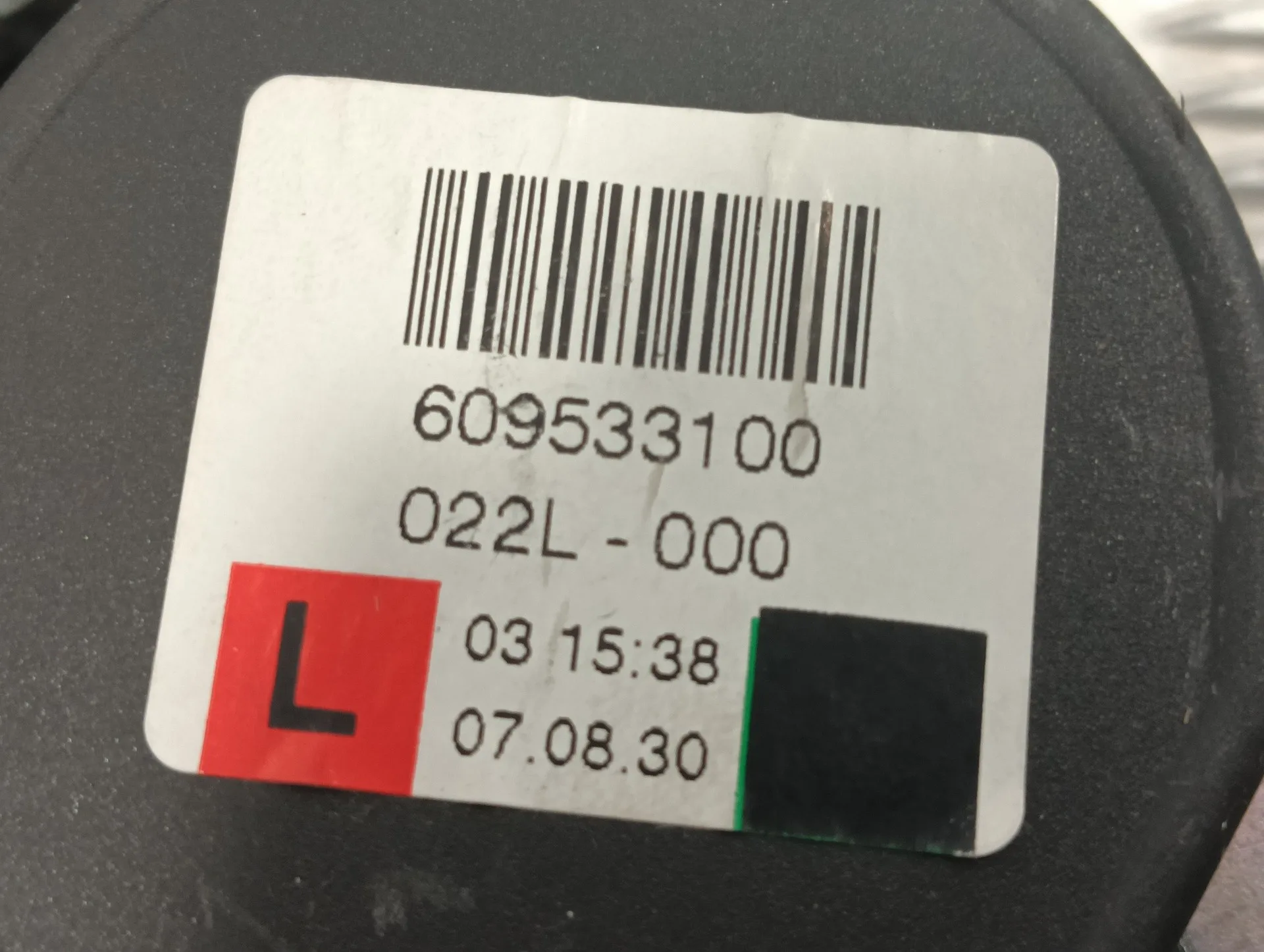 Cinturon Seguridad Trasero Izquierdo para Volkswagen Touareg (7L6)