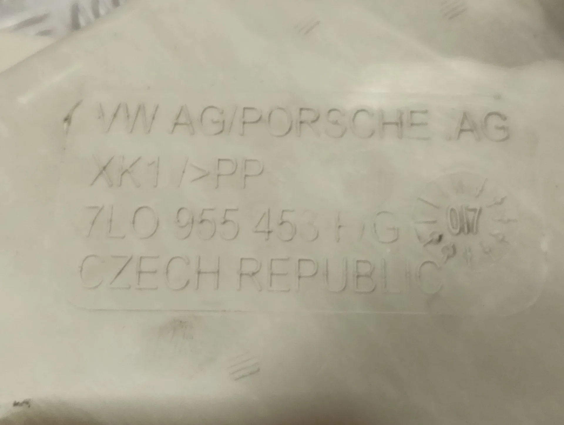 Deposito Limpia para Volkswagen Touareg (7L6)