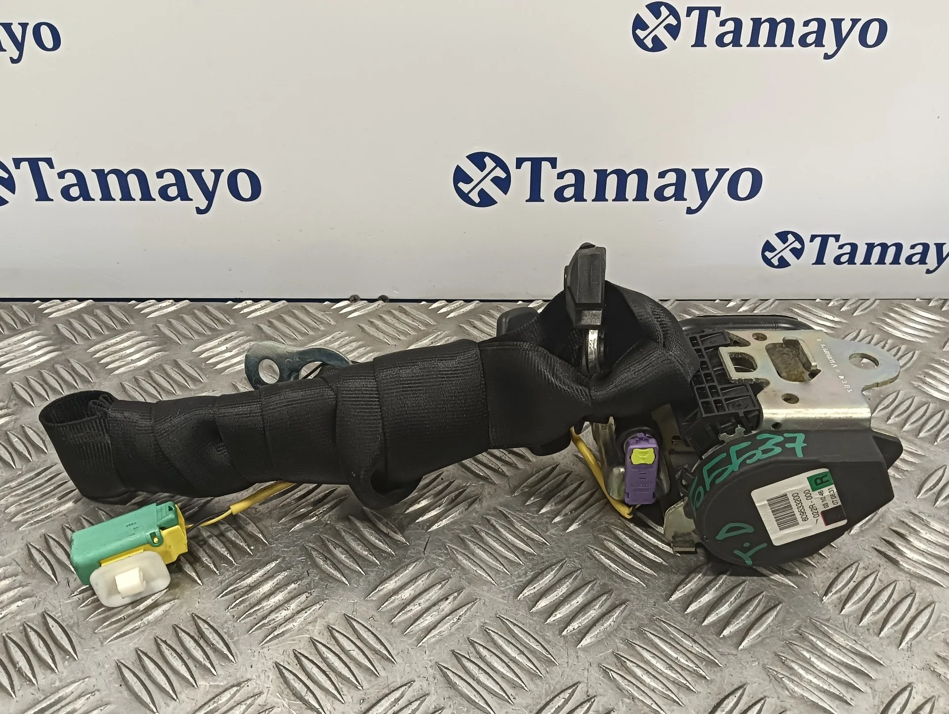 Cinturon Seguridad Trasero Derecho para Volkswagen Touareg (7L6)