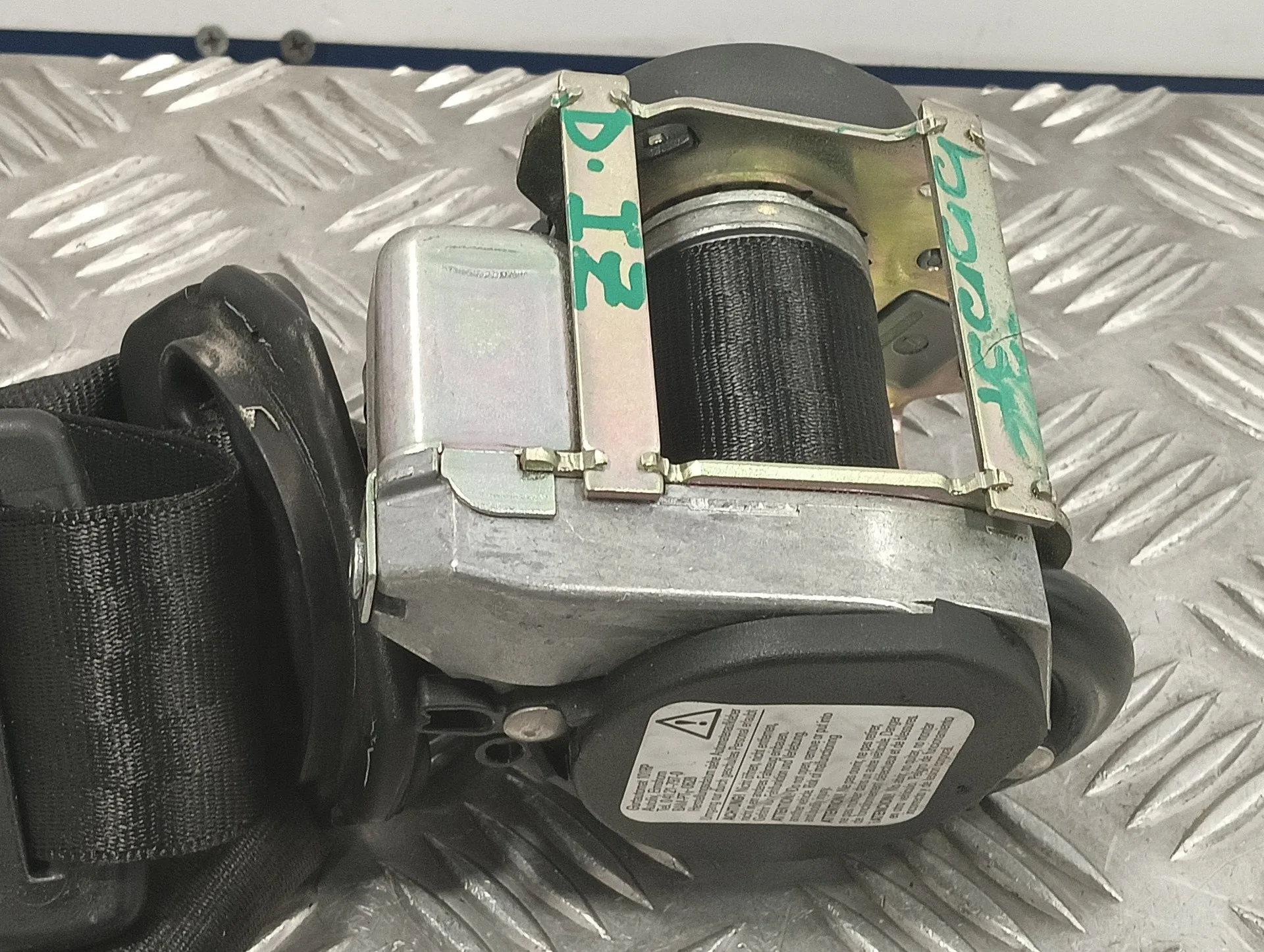 Cinturon Seguridad Delantero Izquierdo para Volkswagen Touareg (7L6)