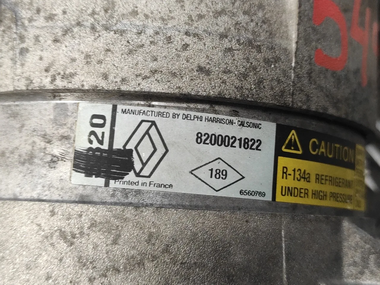 Compresor Aire Acondicionado para Renault Laguna Ii (Bg0)
