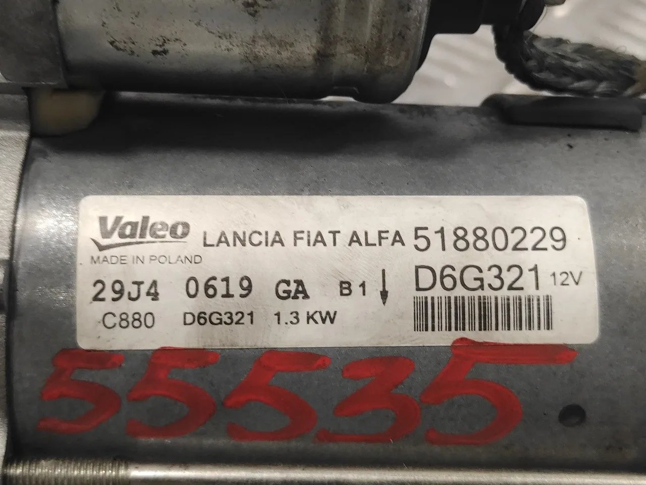 Motor Arranque para Opel Combo D