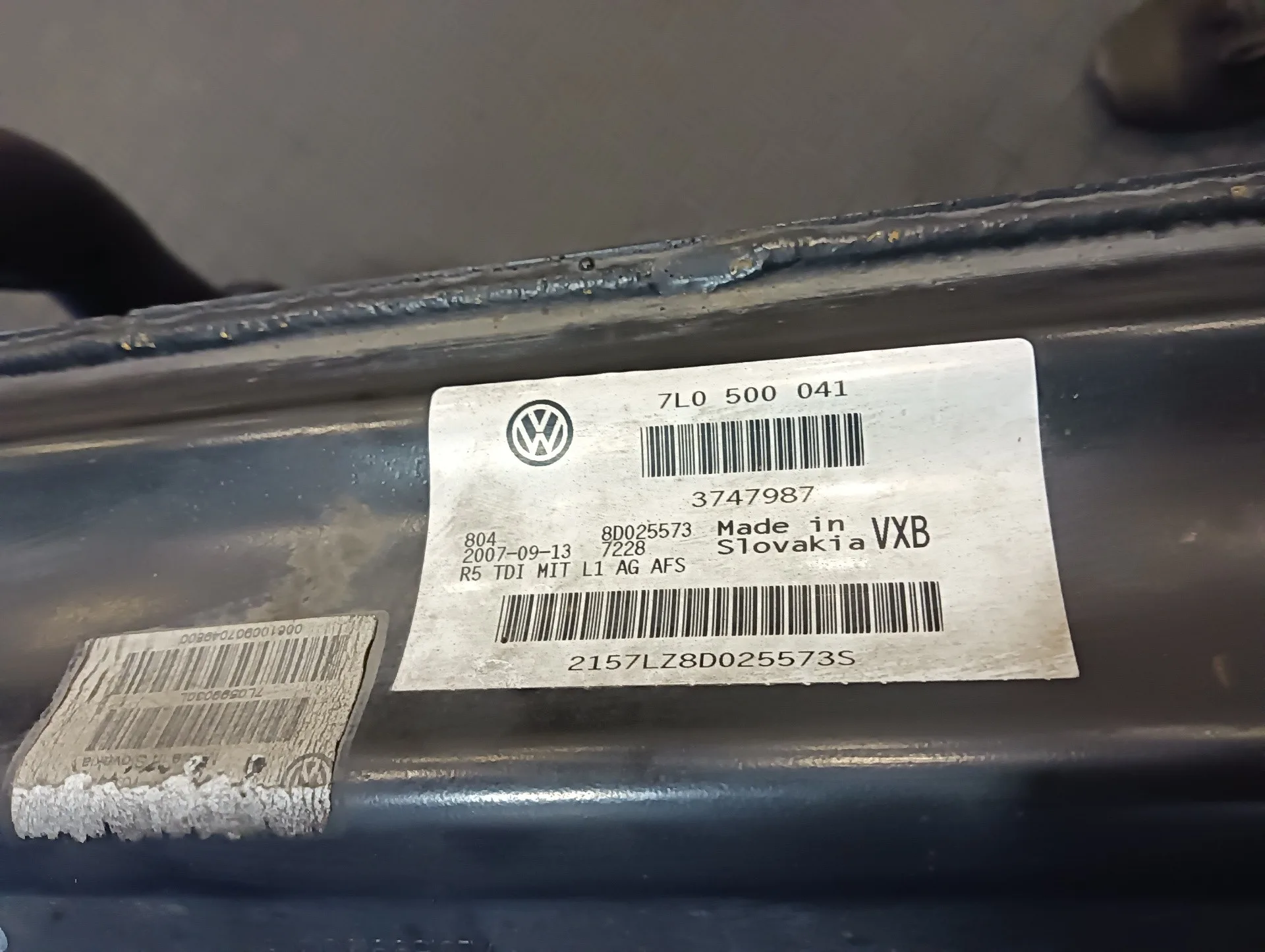 Puente Trasero para Volkswagen Touareg (7L6)
