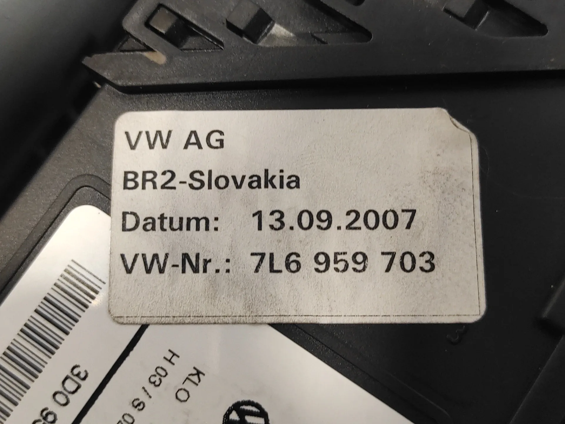 Motor Elevalunas Trasero Izquierdo para Volkswagen Touareg (7L6)