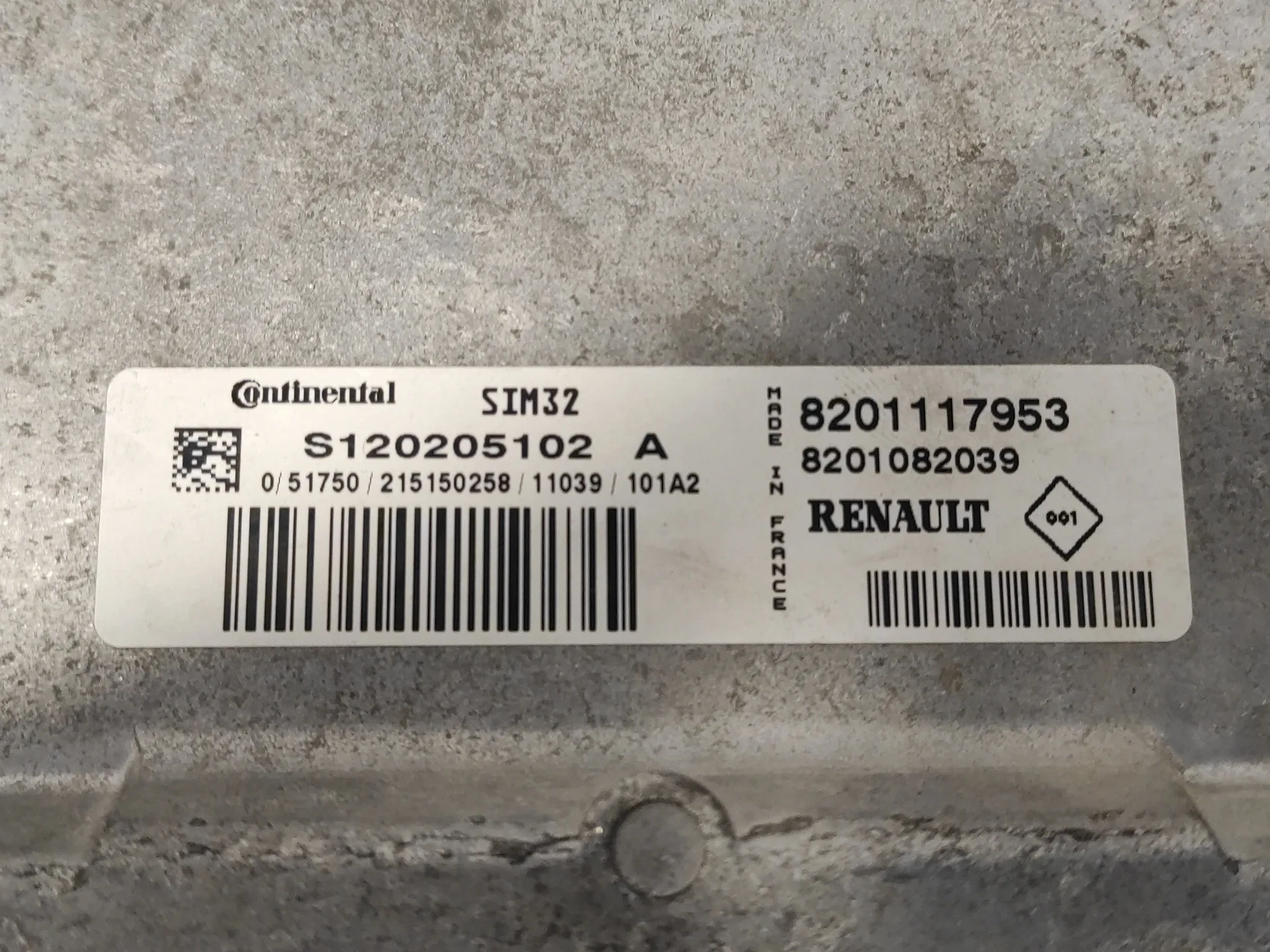 Centralita Motor Uce para Dacia Sandero