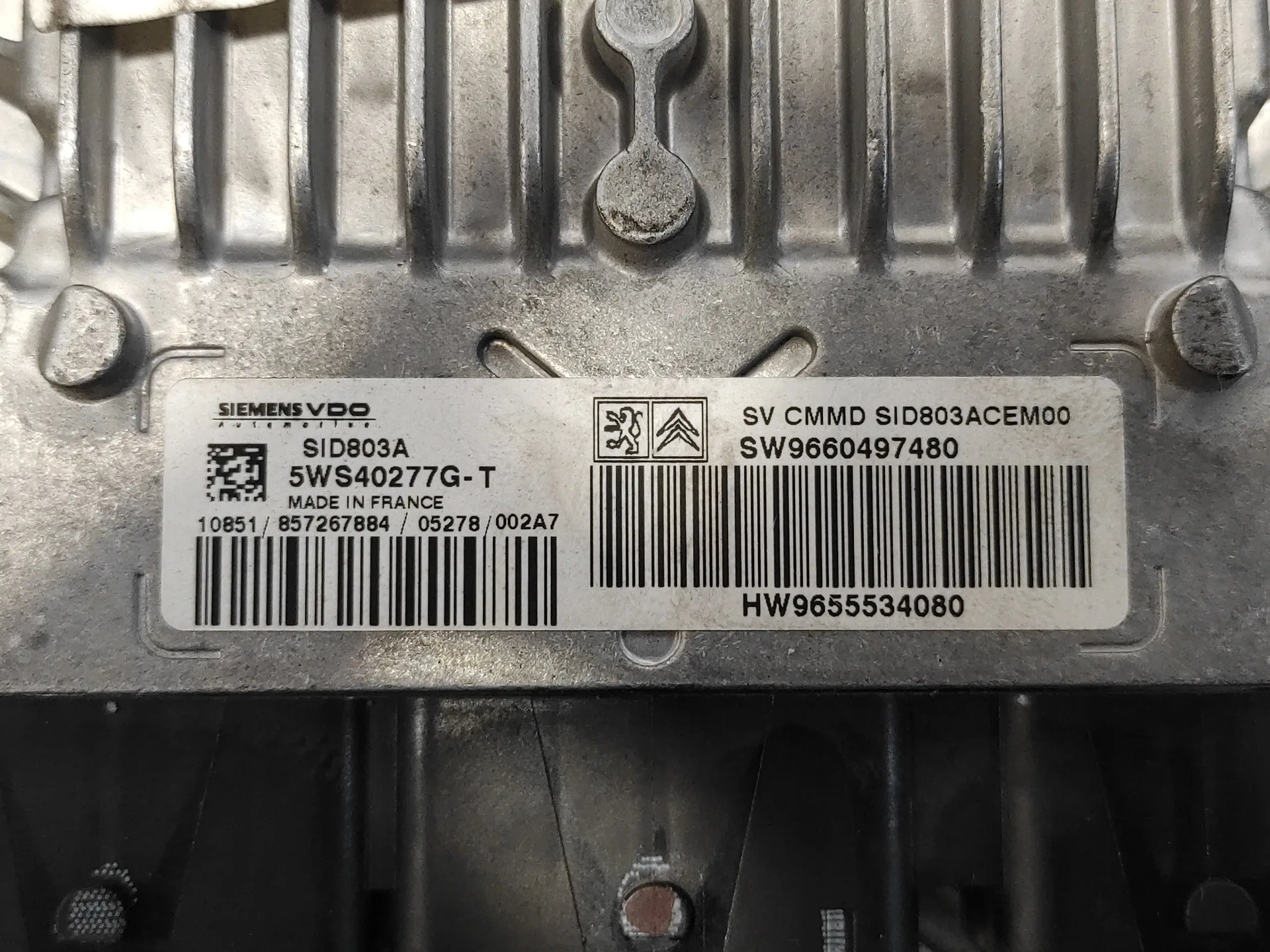 Centralita Motor Uce para Peugeot 307 Break/Sw (S2)