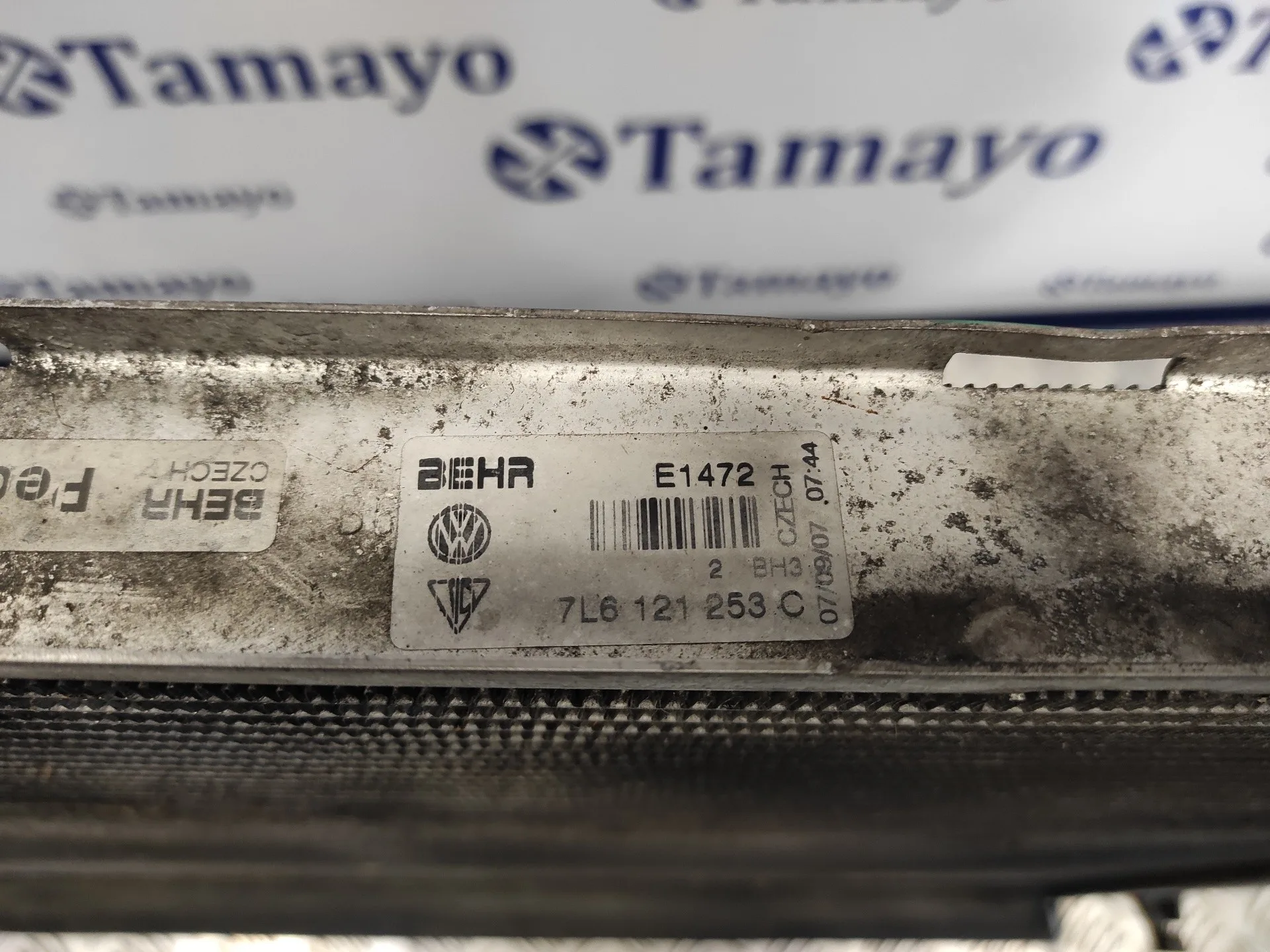 Radiador Agua para Volkswagen Touareg (7L6)