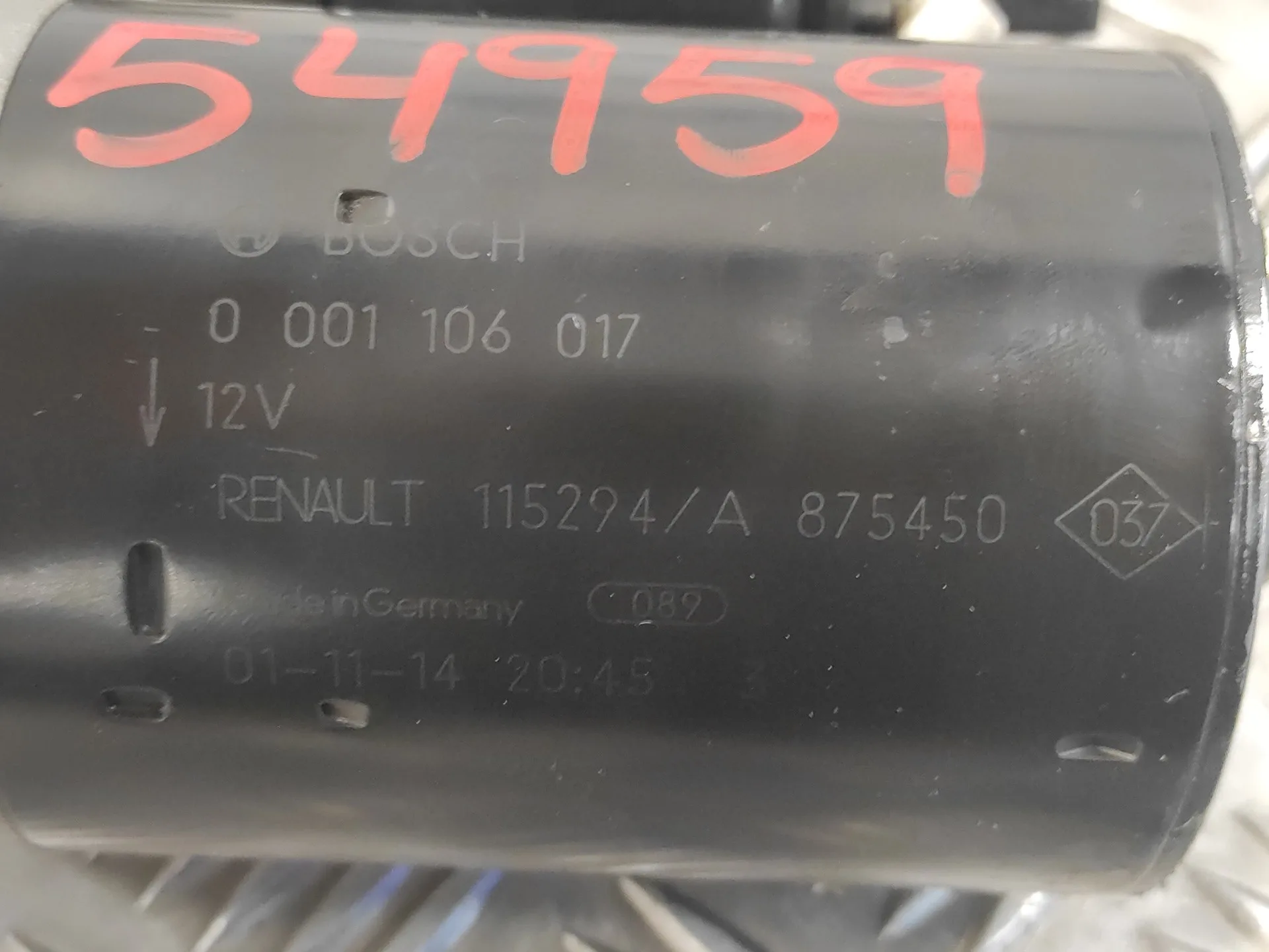 Motor Arranque para Renault Laguna Ii (Bg0)
