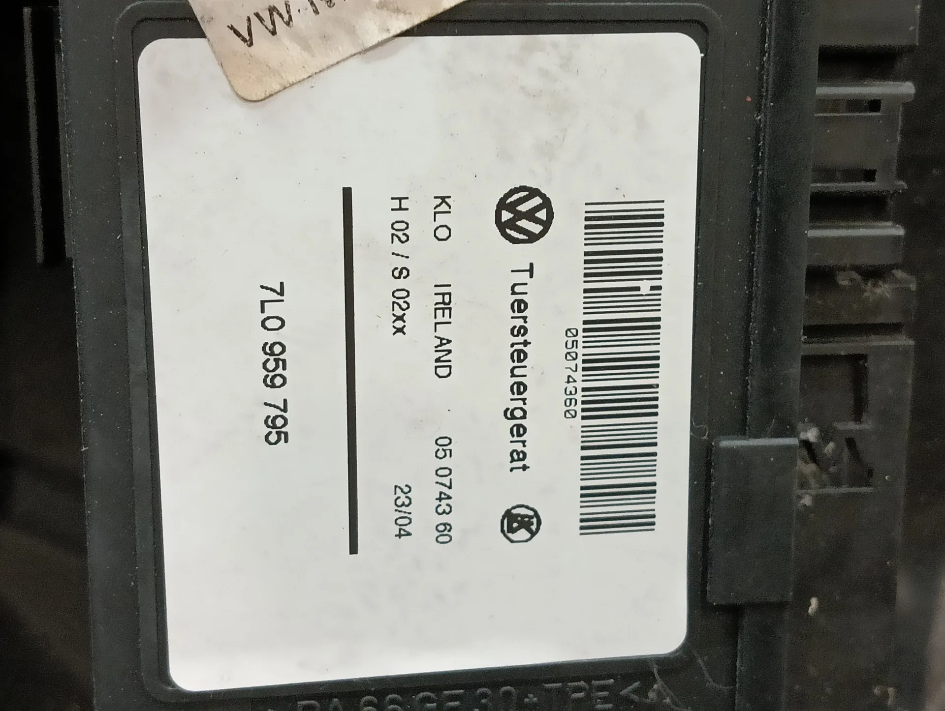 Elevalunas Trasero Izquierdo para Volkswagen Touareg (7L6)