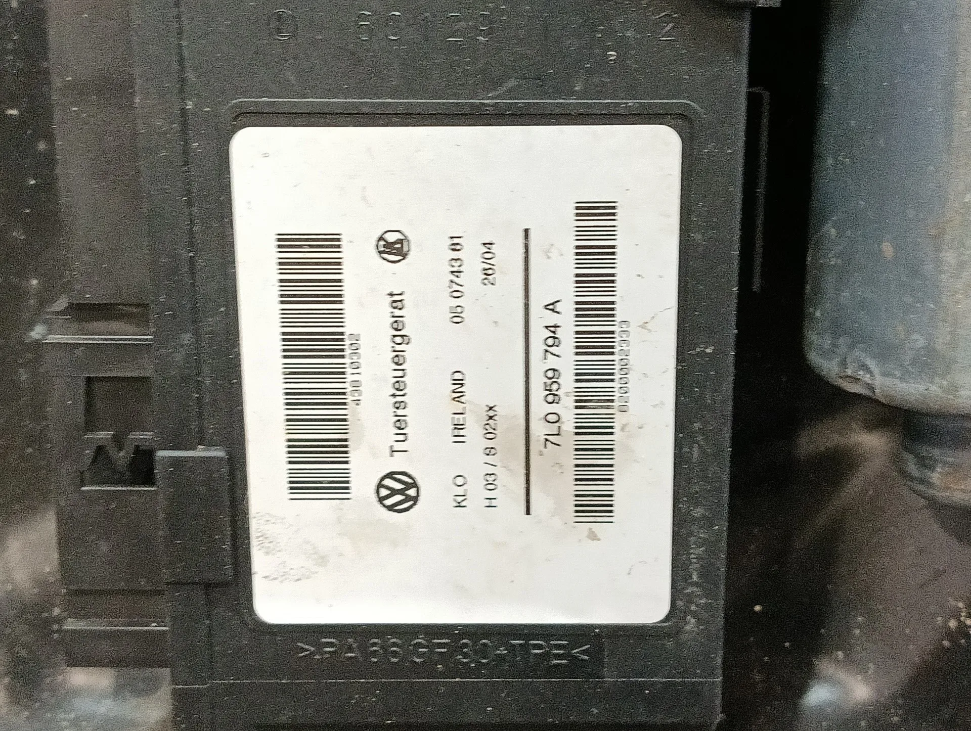 Elevalunas Trasero Derecho para Volkswagen Touareg (7L6)
