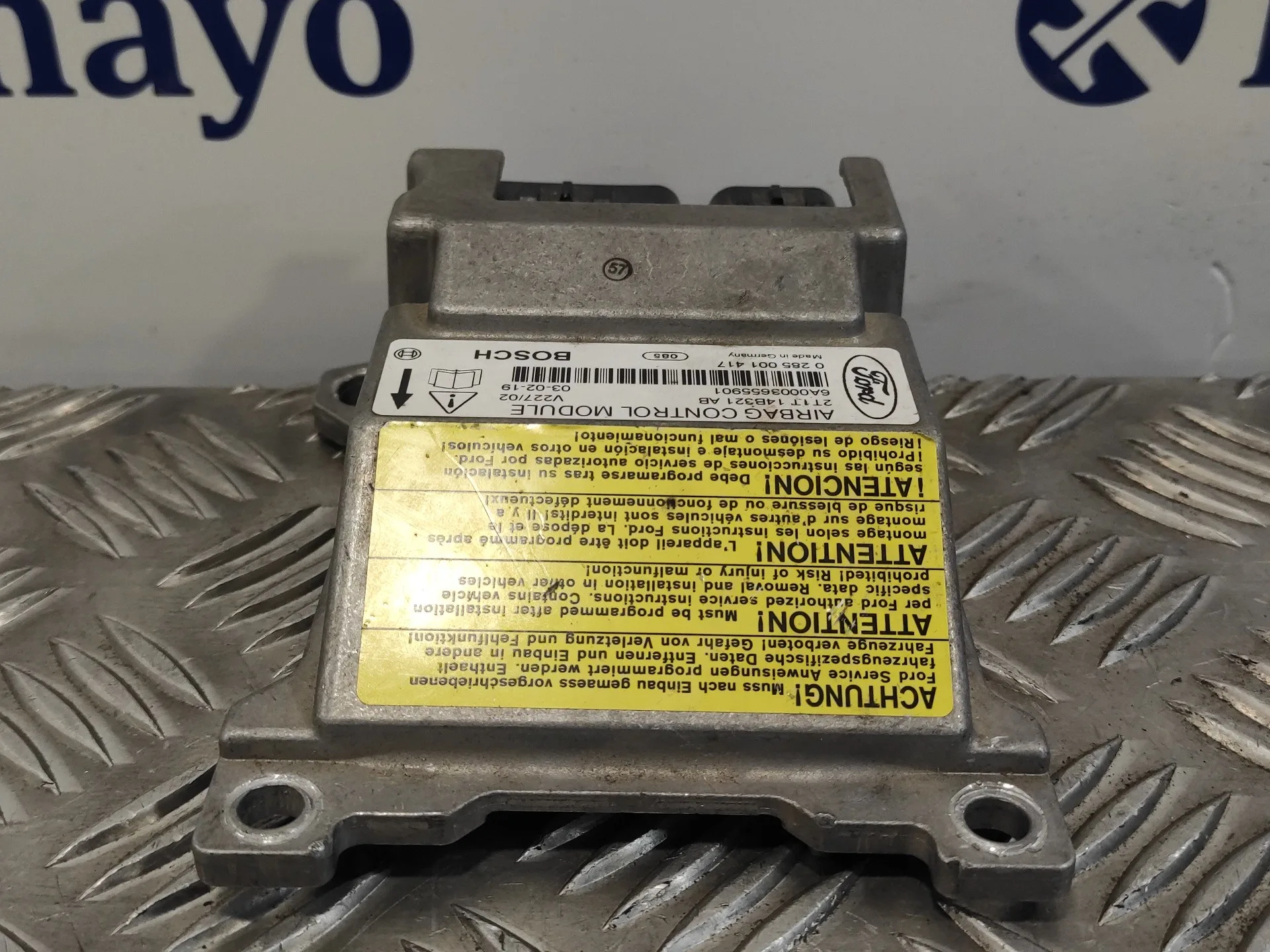 Centralita Airbag para Ford Transit Connect (Tc7)