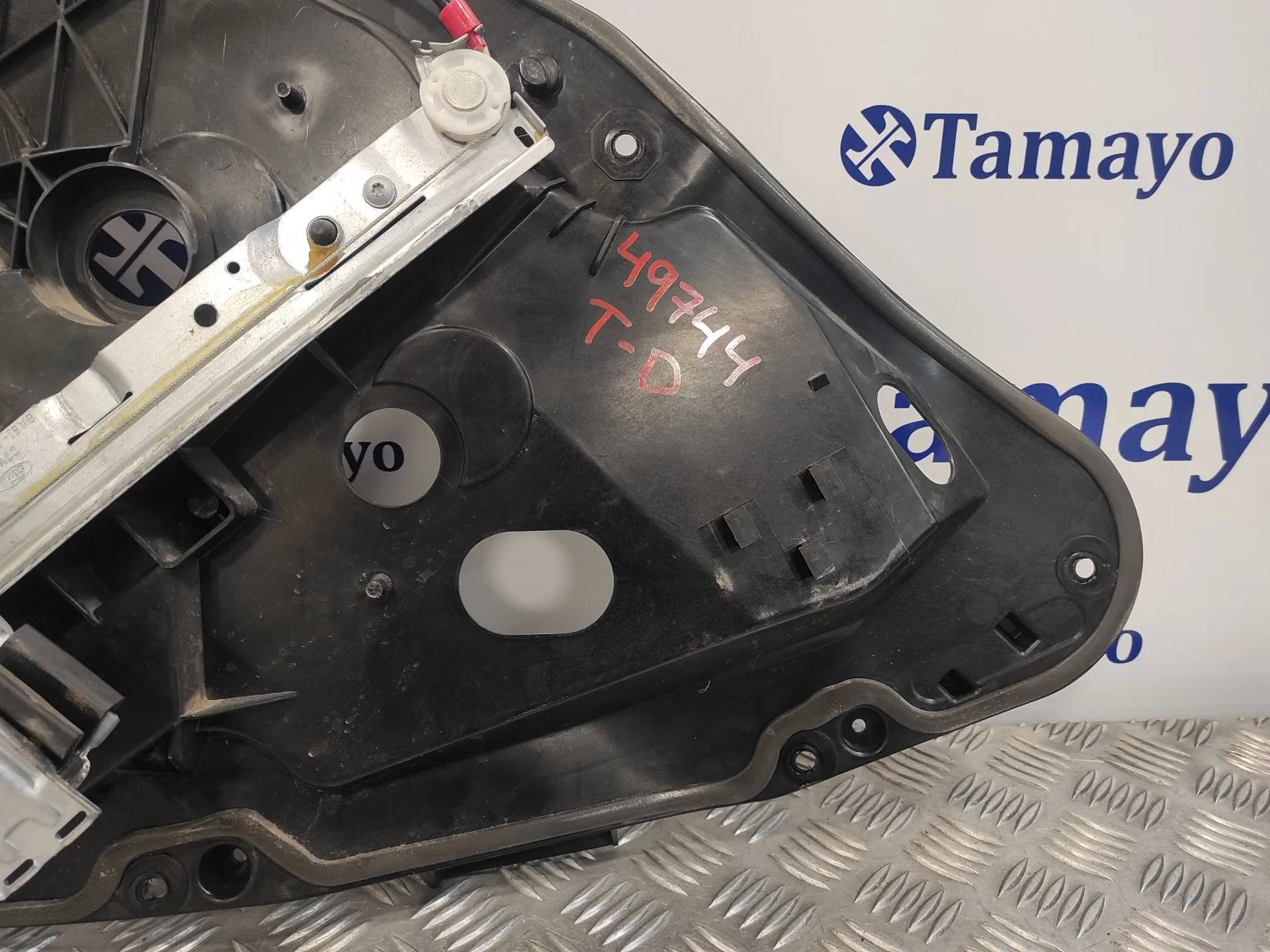 Elevalunas Trasero Derecho para Ford Fiesta (Cb1)