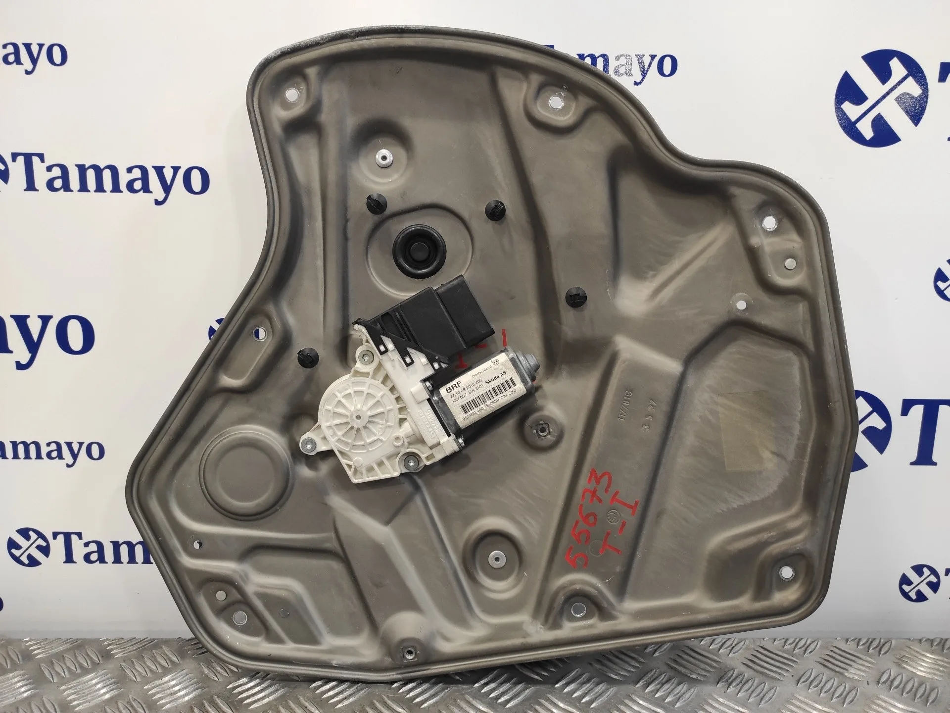 Elevalunas Trasero Izquierdo para Skoda Octavia Berlina (1Z3)
