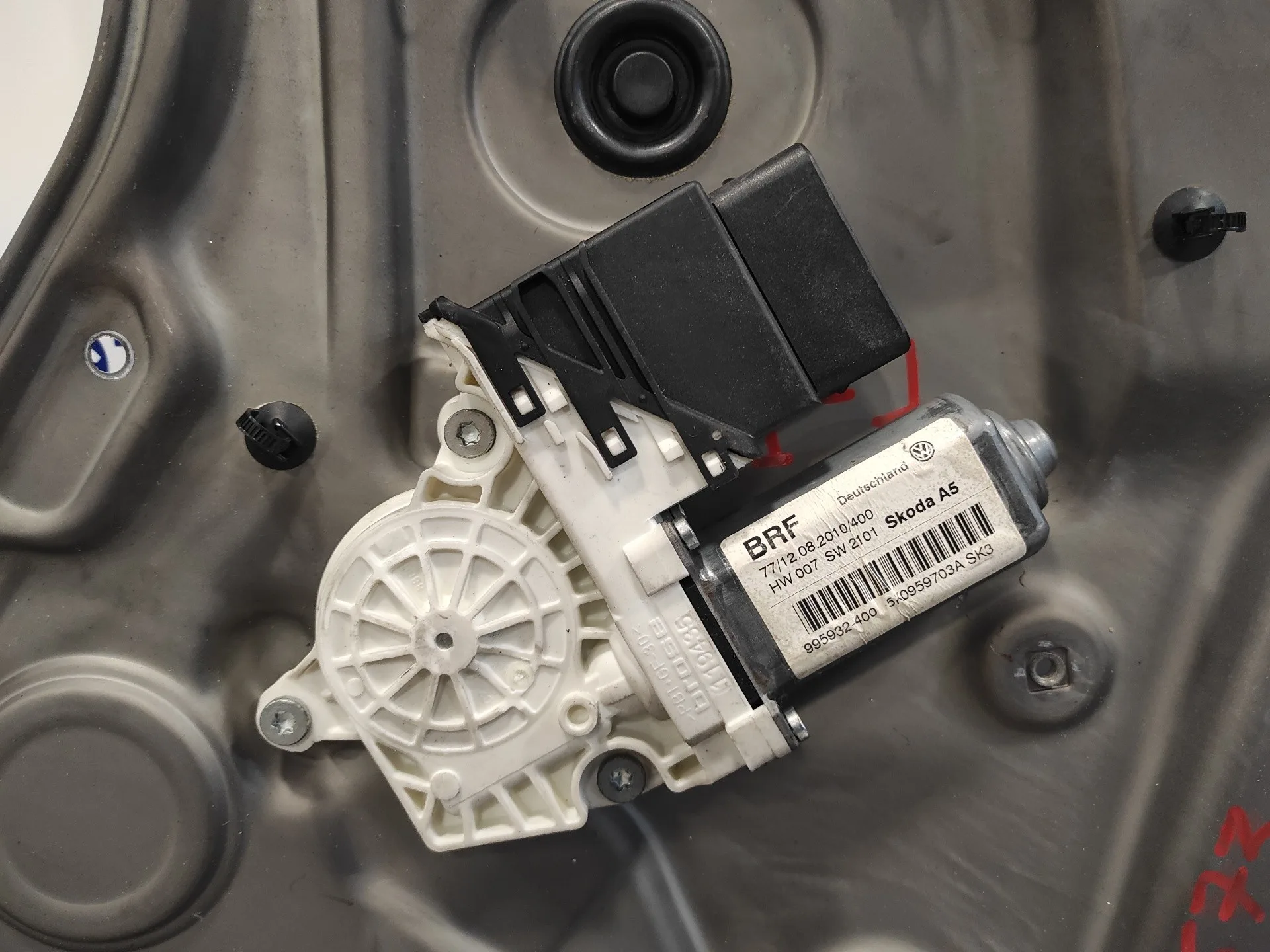 Elevalunas Trasero Izquierdo para Skoda Octavia Berlina (1Z3)