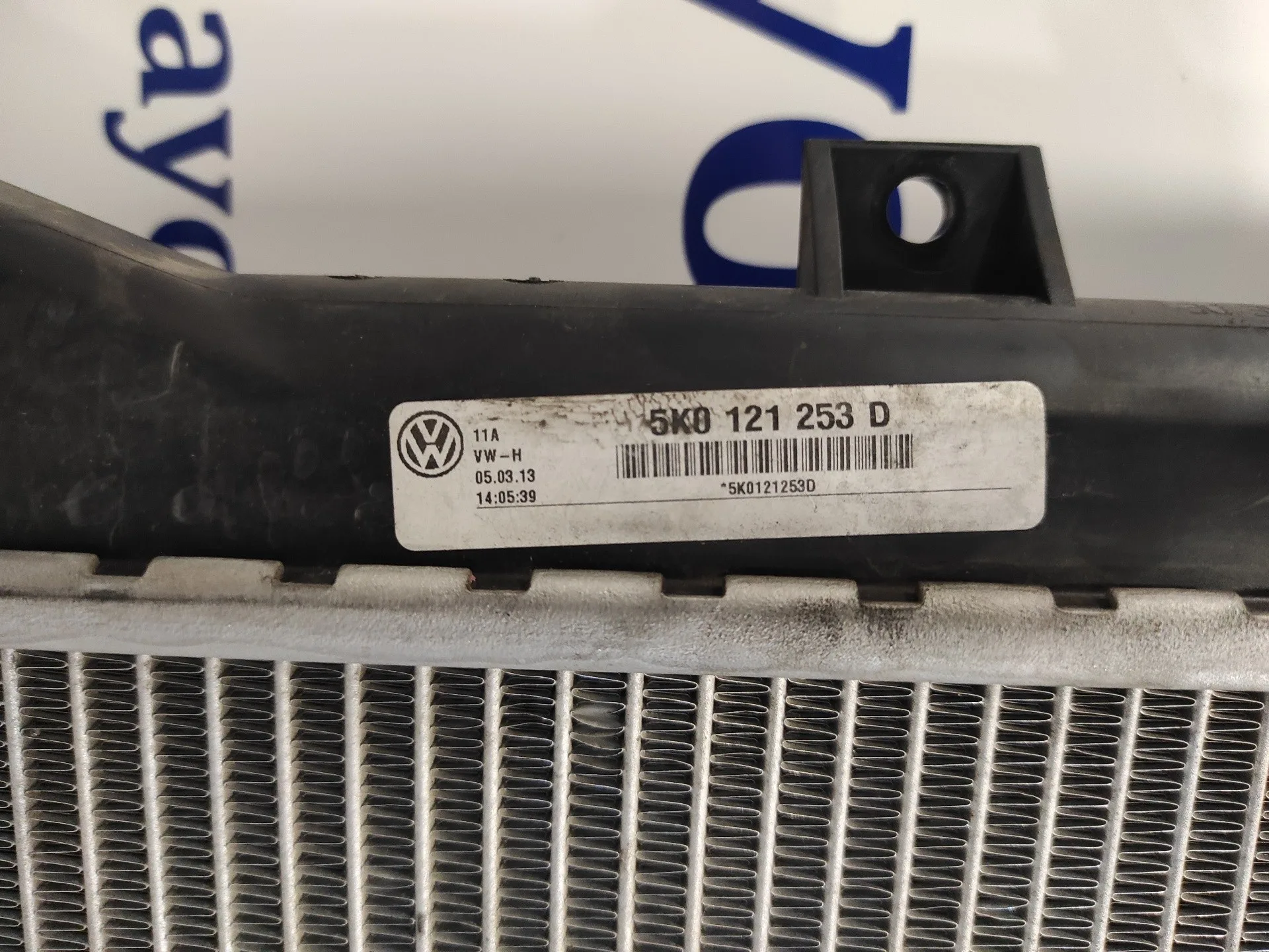 Radiador Agua para Volkswagen Golf V Berlina (1K1)