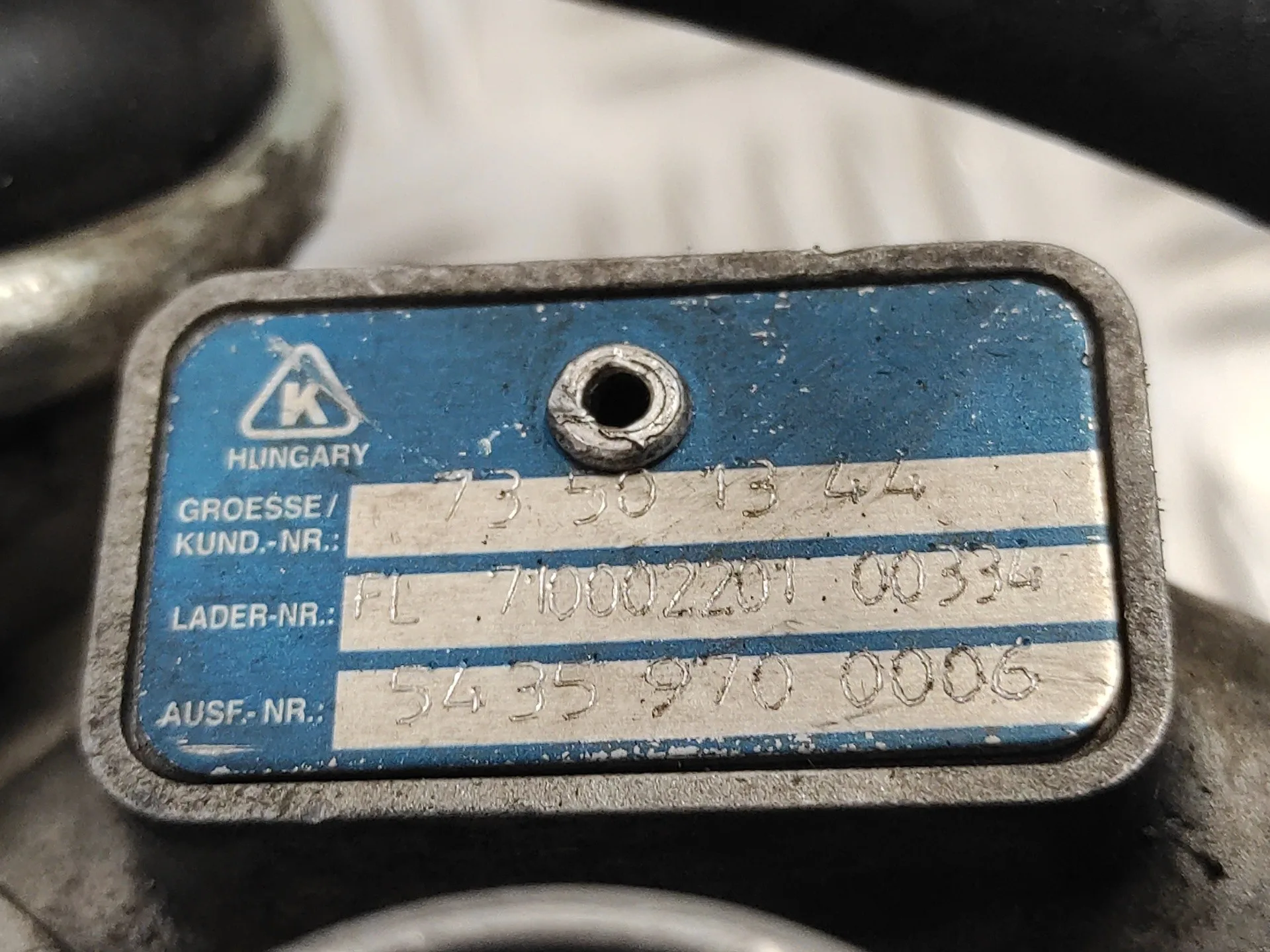 Turbocompresor para Opel Corsa C