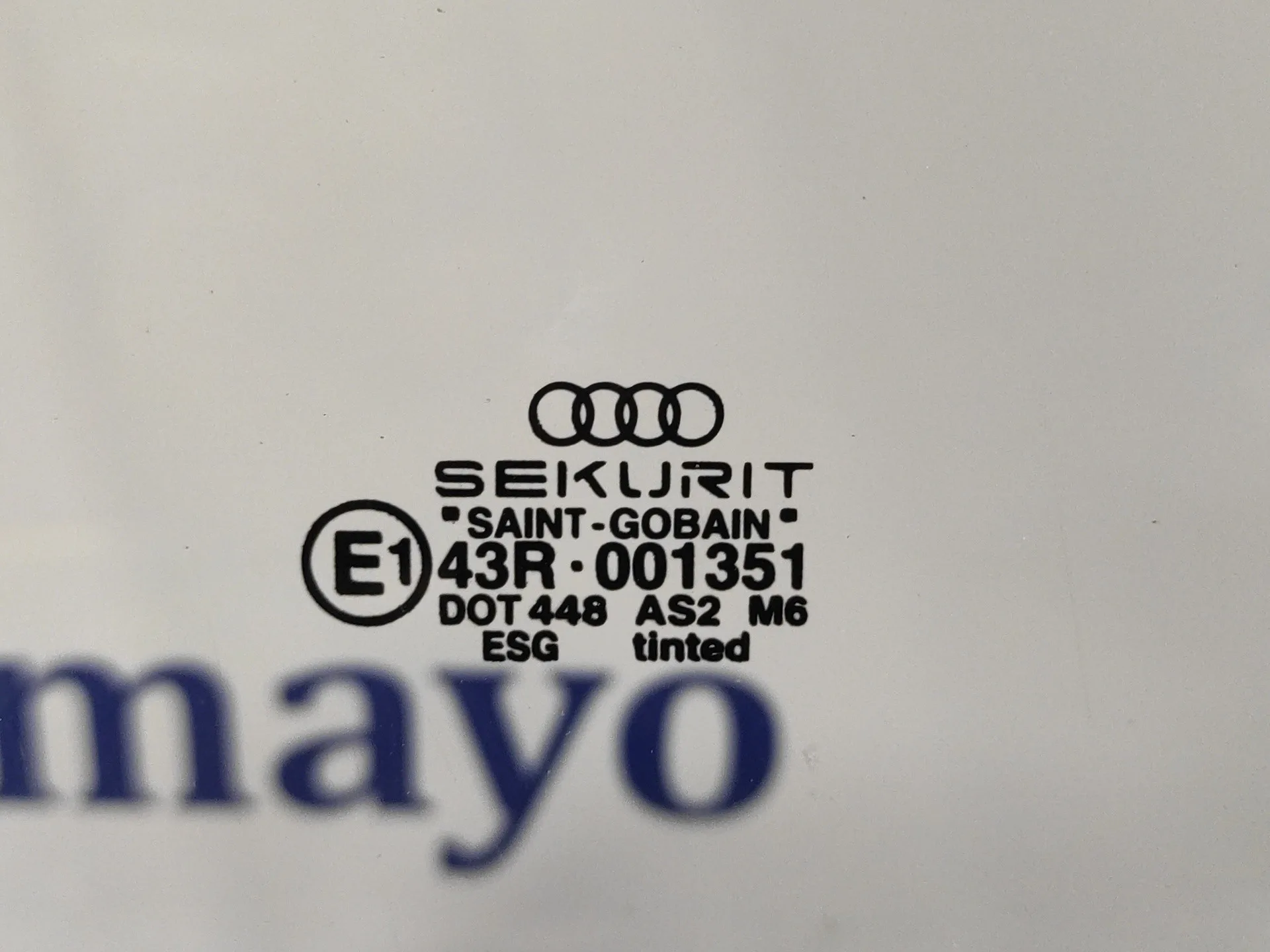 Luna Delantera Derecha para Audi A2 (8Z)
