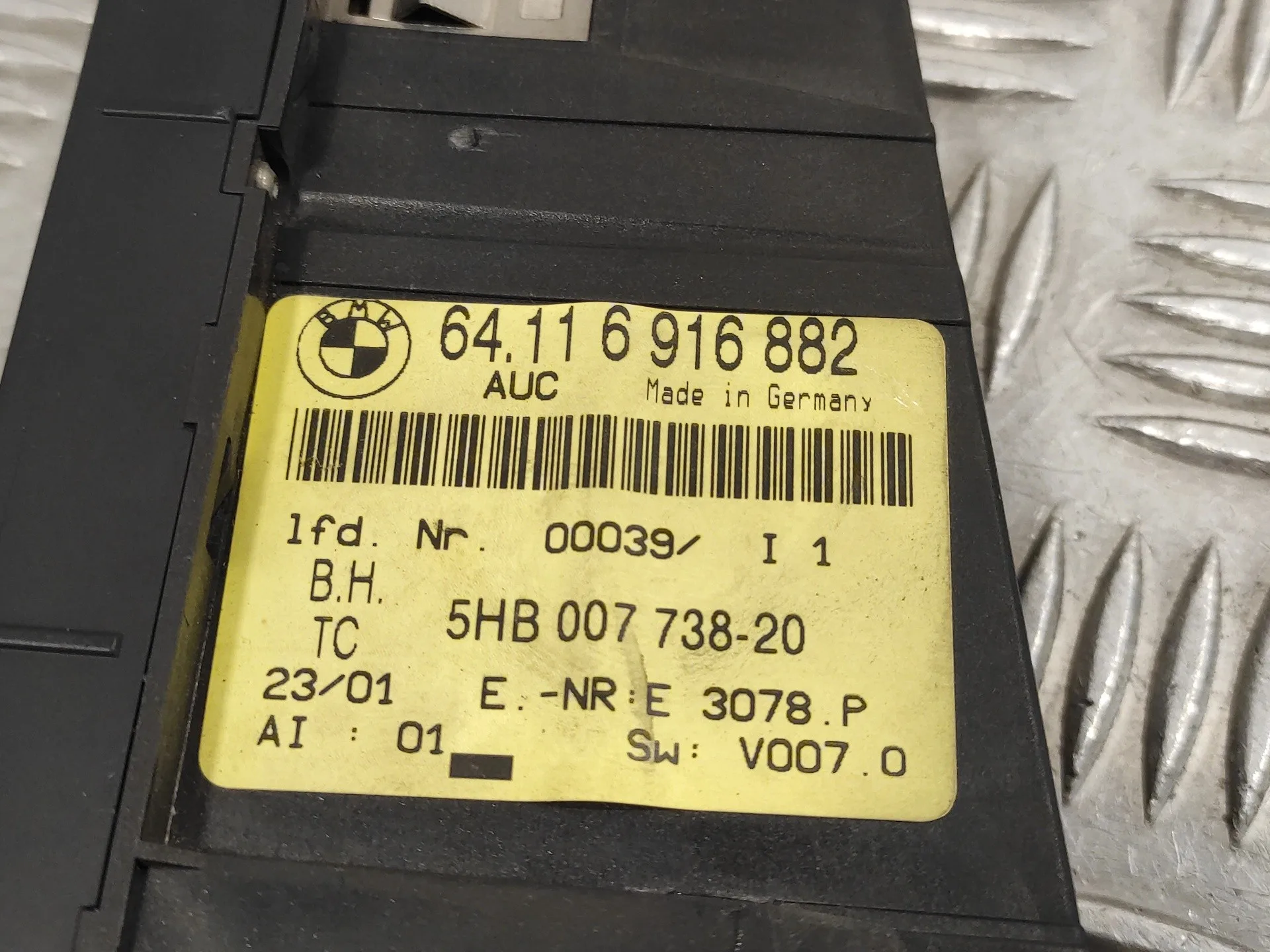 Mando Climatizador para Bmw Serie 3 Berlina (E46)