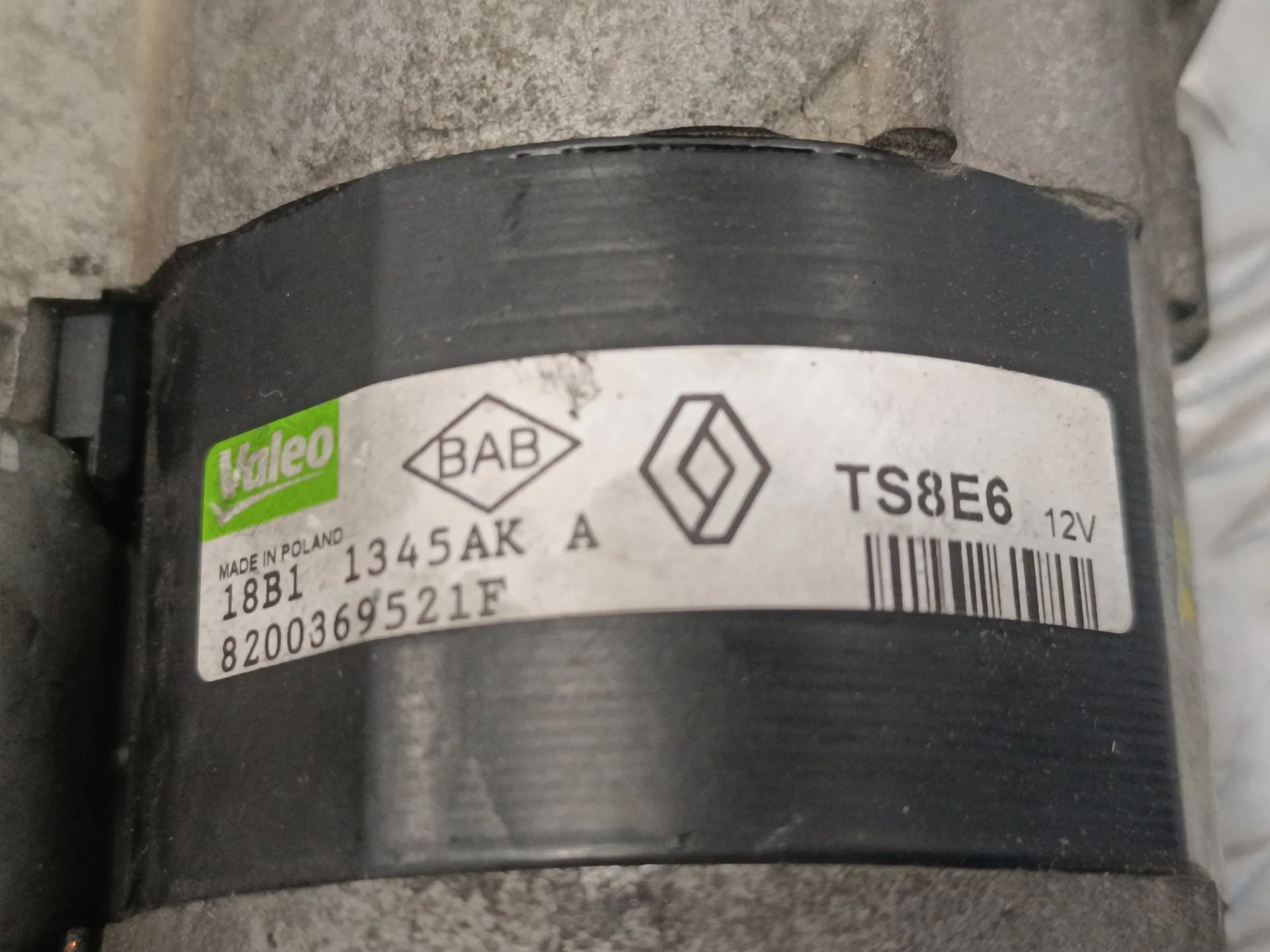 Motor Arranque para Dacia Sandero