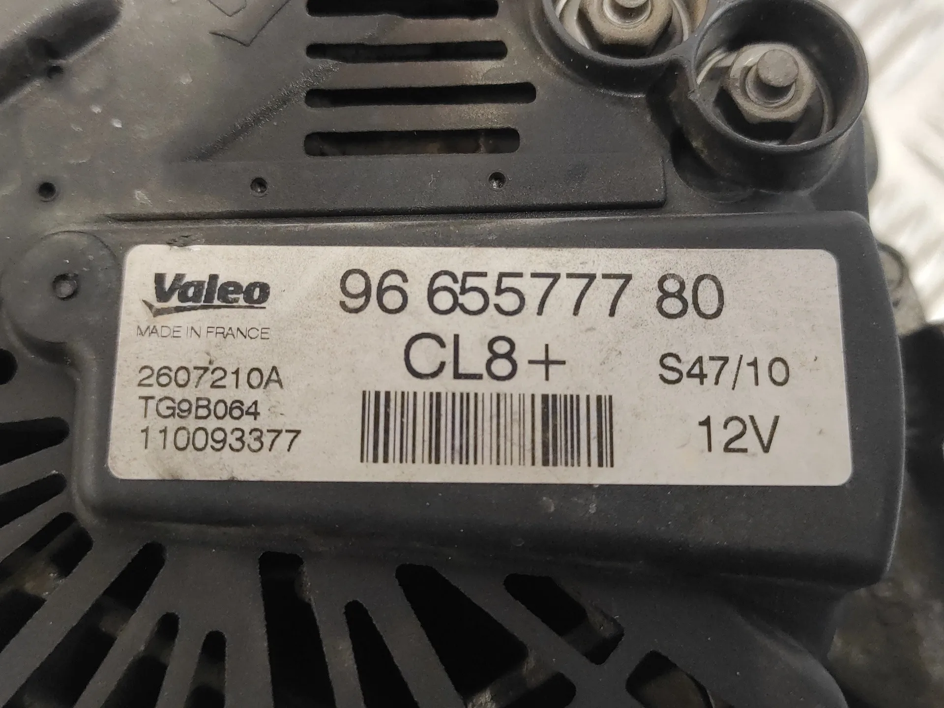Alternador para Peugeot 206+