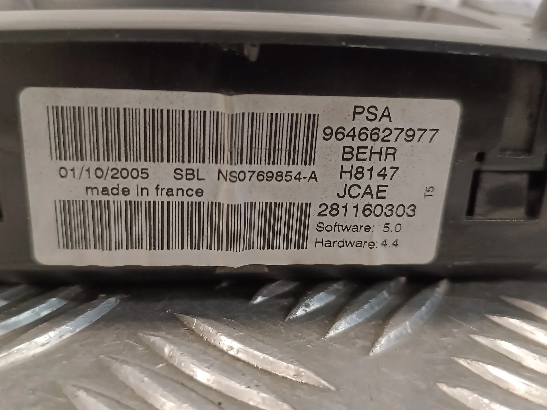 Mando Climatizador para Peugeot 307 (S1)