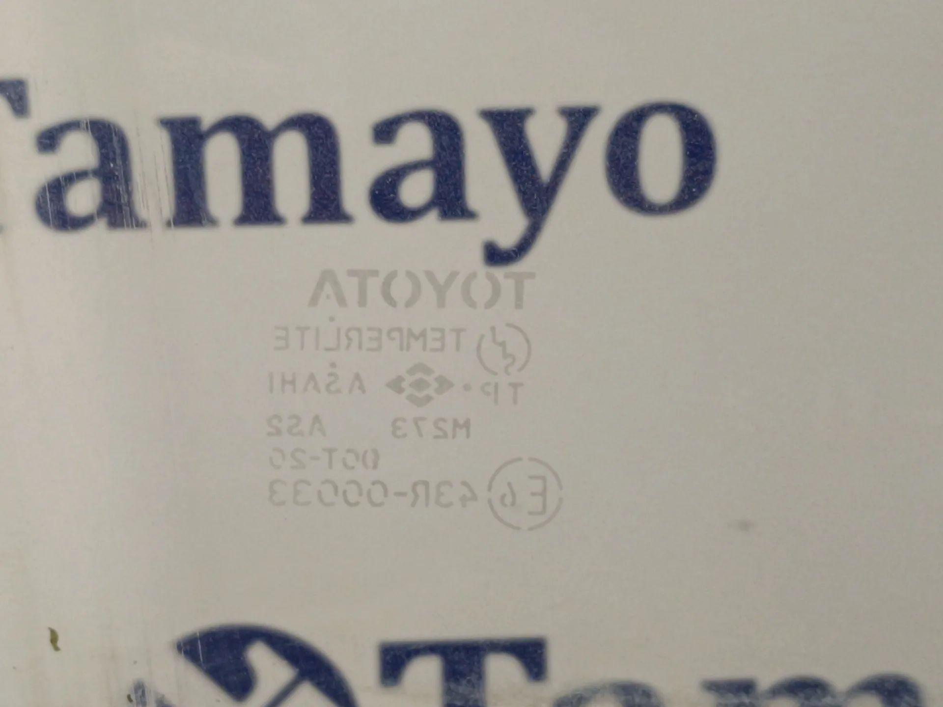 Luna Delantera Derecha para Toyota 4-Runner (N13)