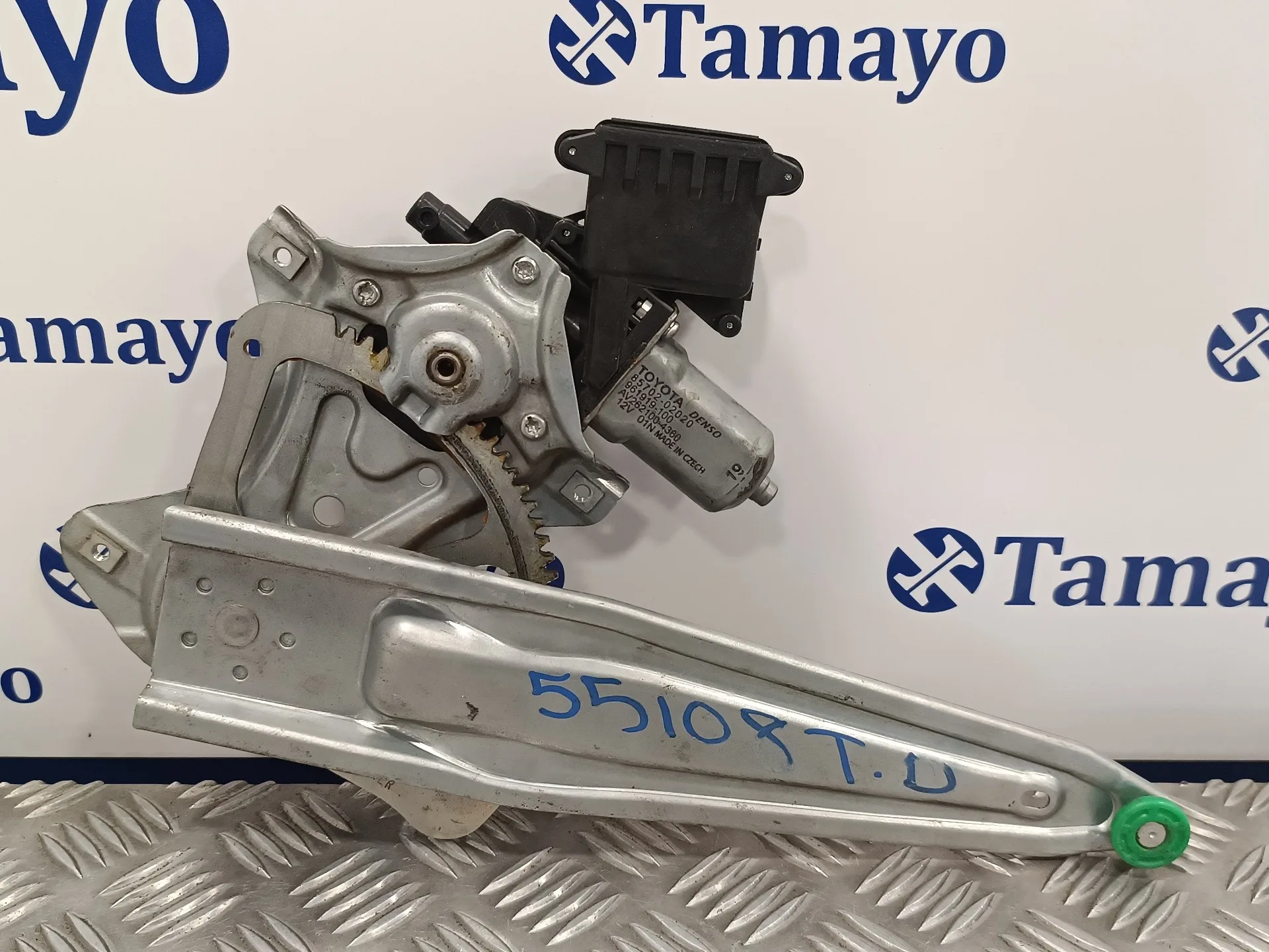Elevalunas Trasero Derecho para Toyota Auris
