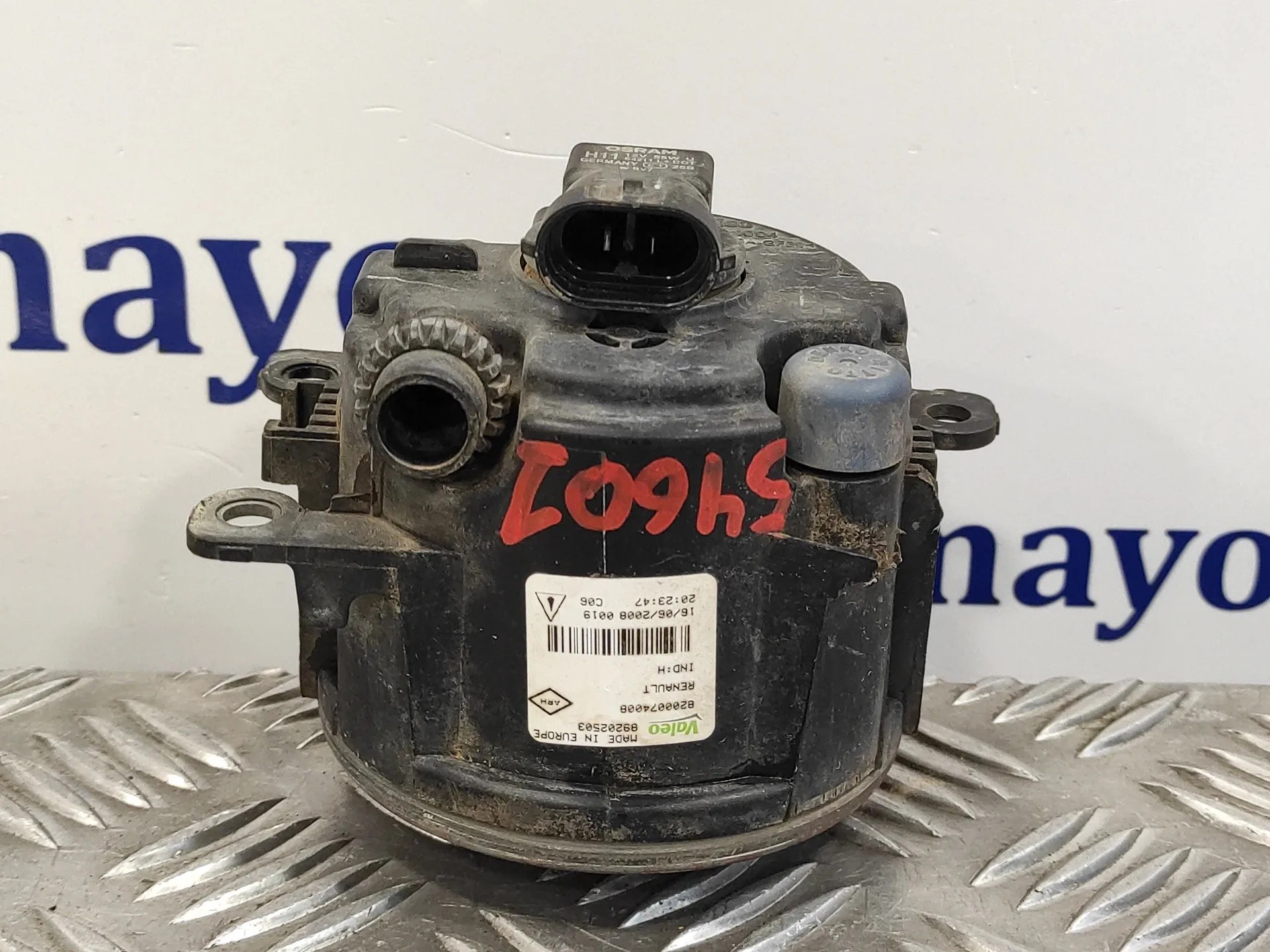 Faro Antiniebla Derecho para Dacia Sandero