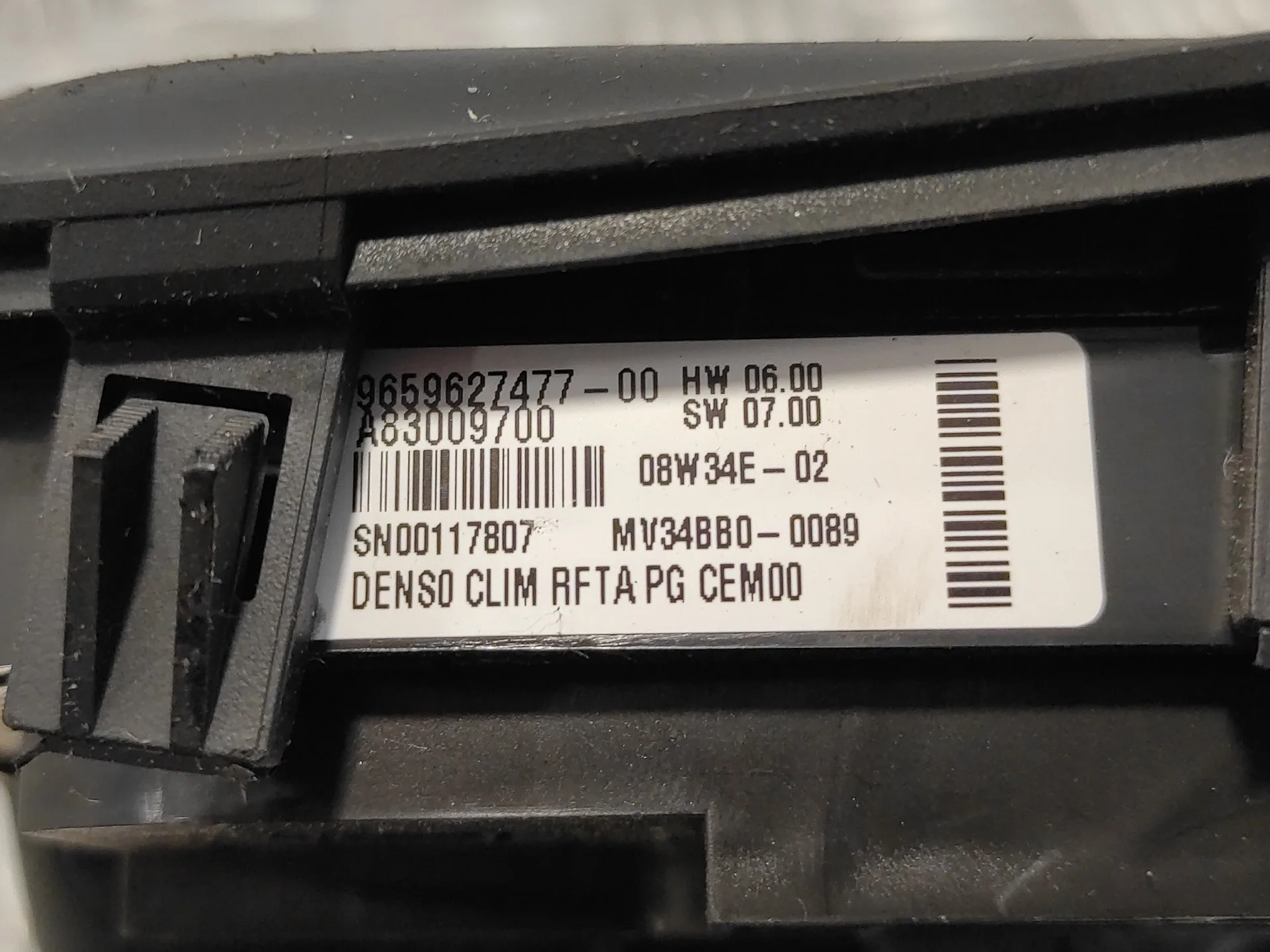 Mando Climatizador para Citroën C4 Grand Picasso