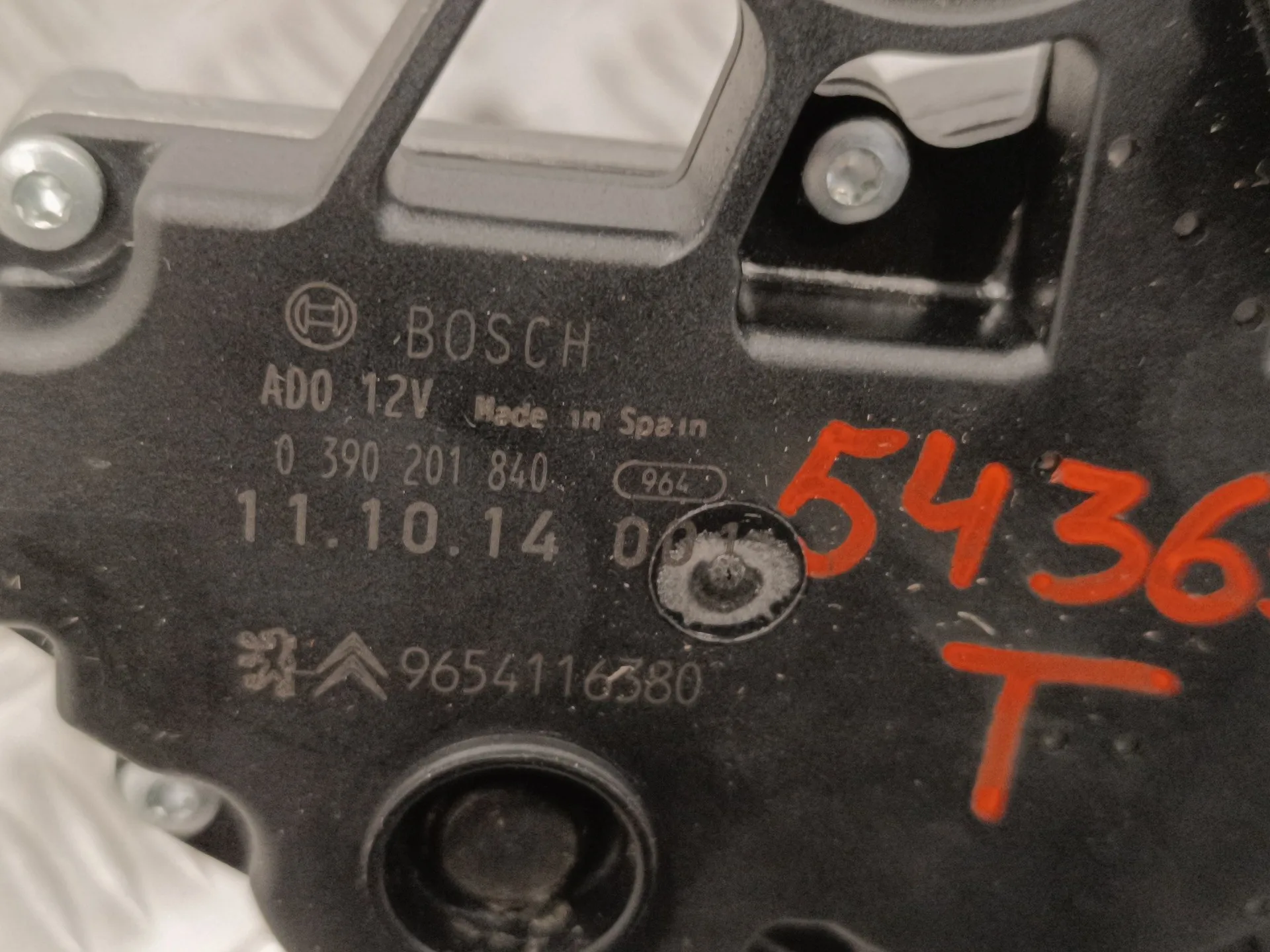 Motor Limpia Trasero para Citroën C4 Picasso