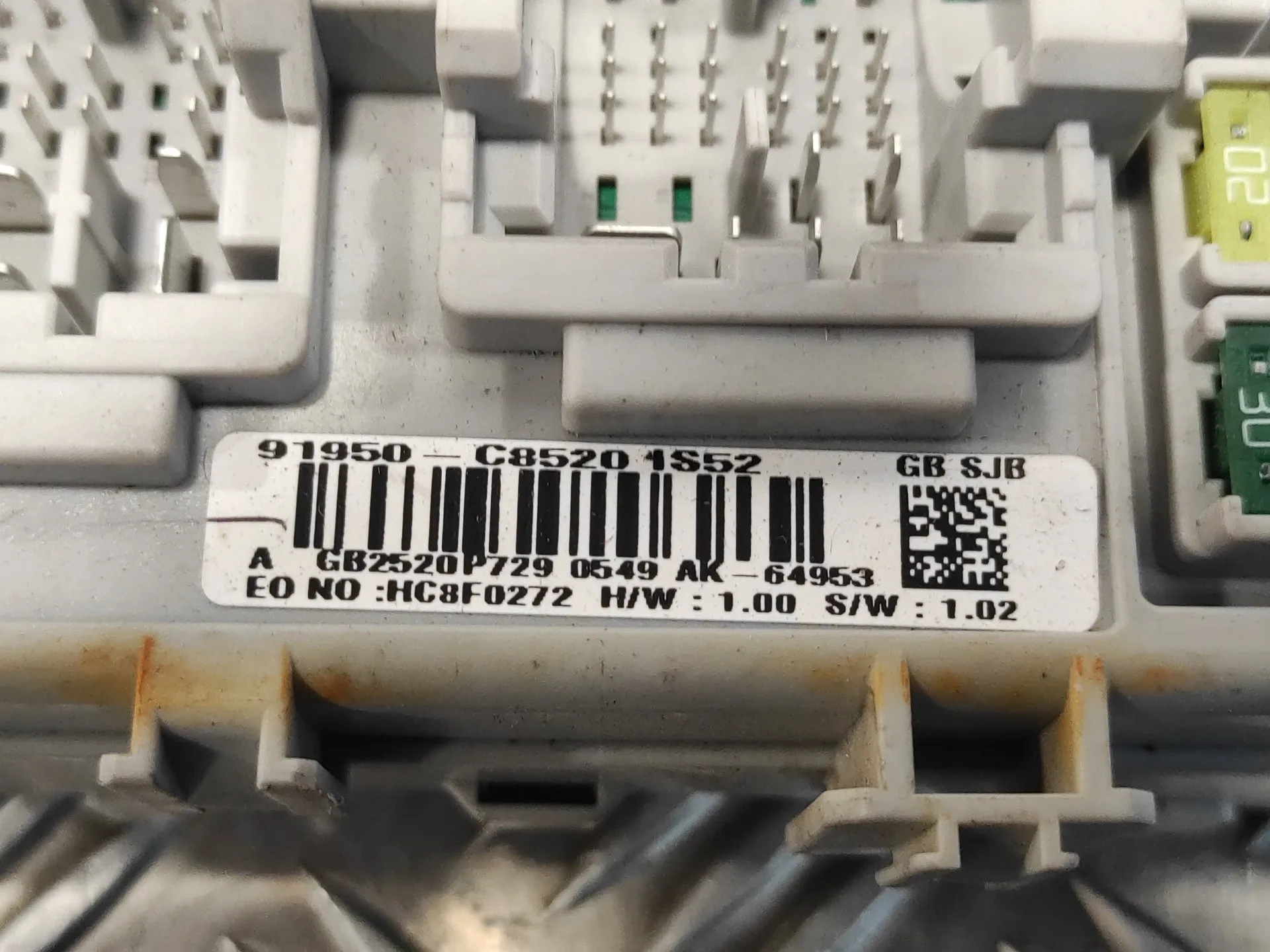 Caja Reles / Fusibles para Hyundai I20