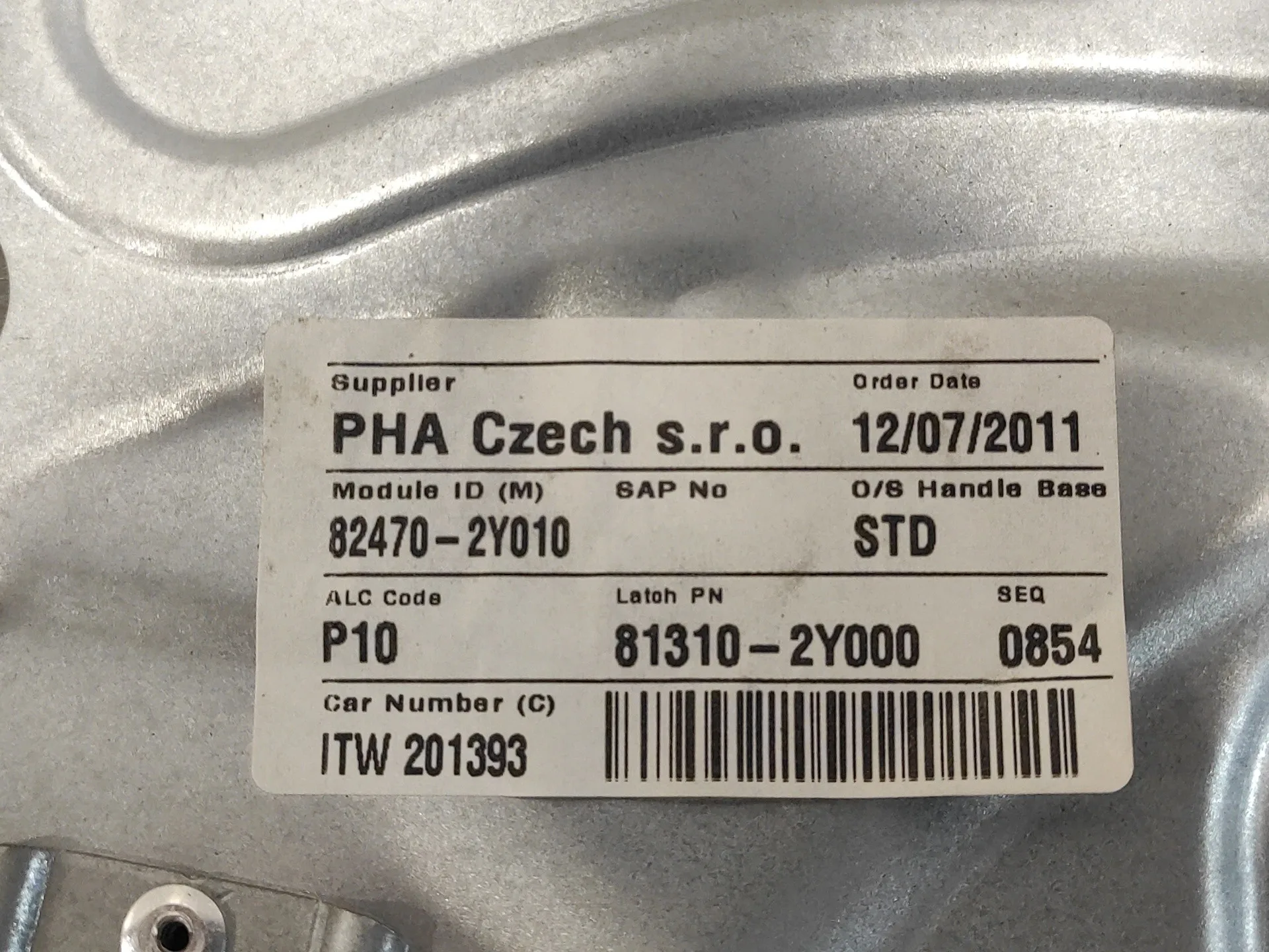 Elevalunas Delantero Izquierdo para Hyundai Ix35