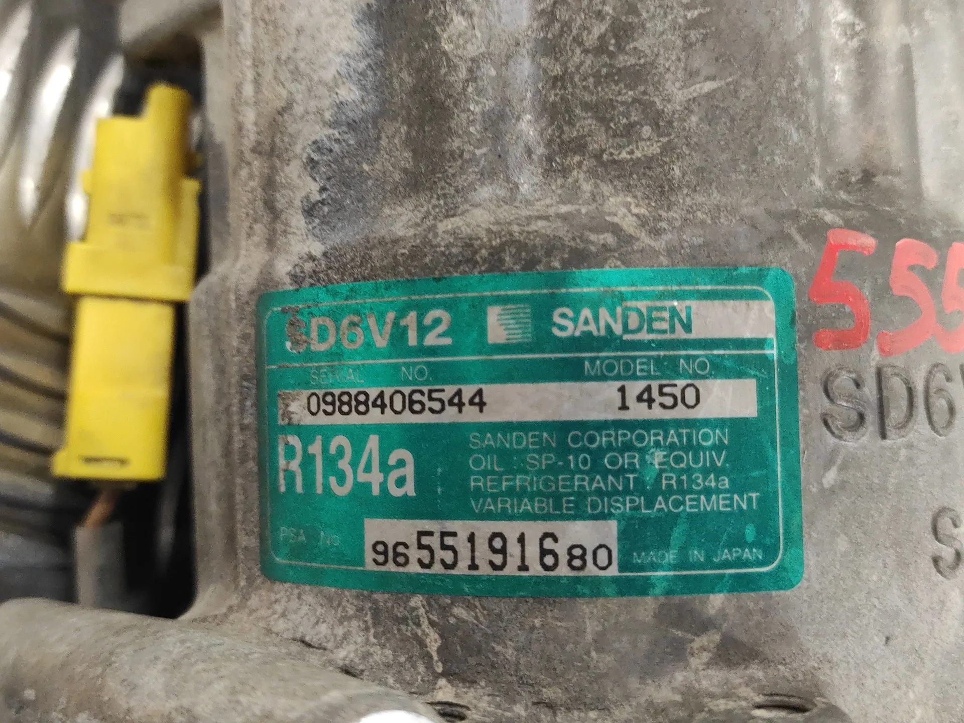 Compresor Aire Acondicionado para Citroën C3