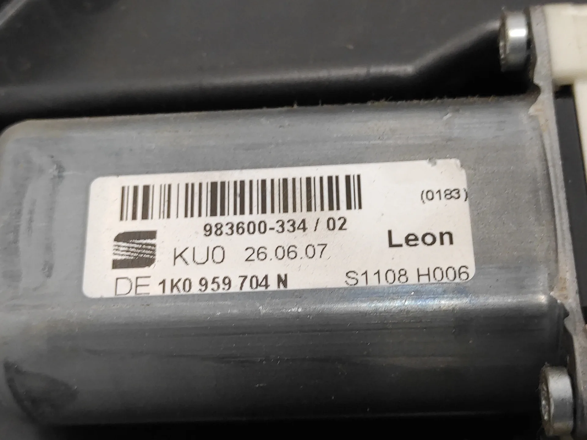 Elevalunas Trasero Derecho para Seat Leon (1P1)