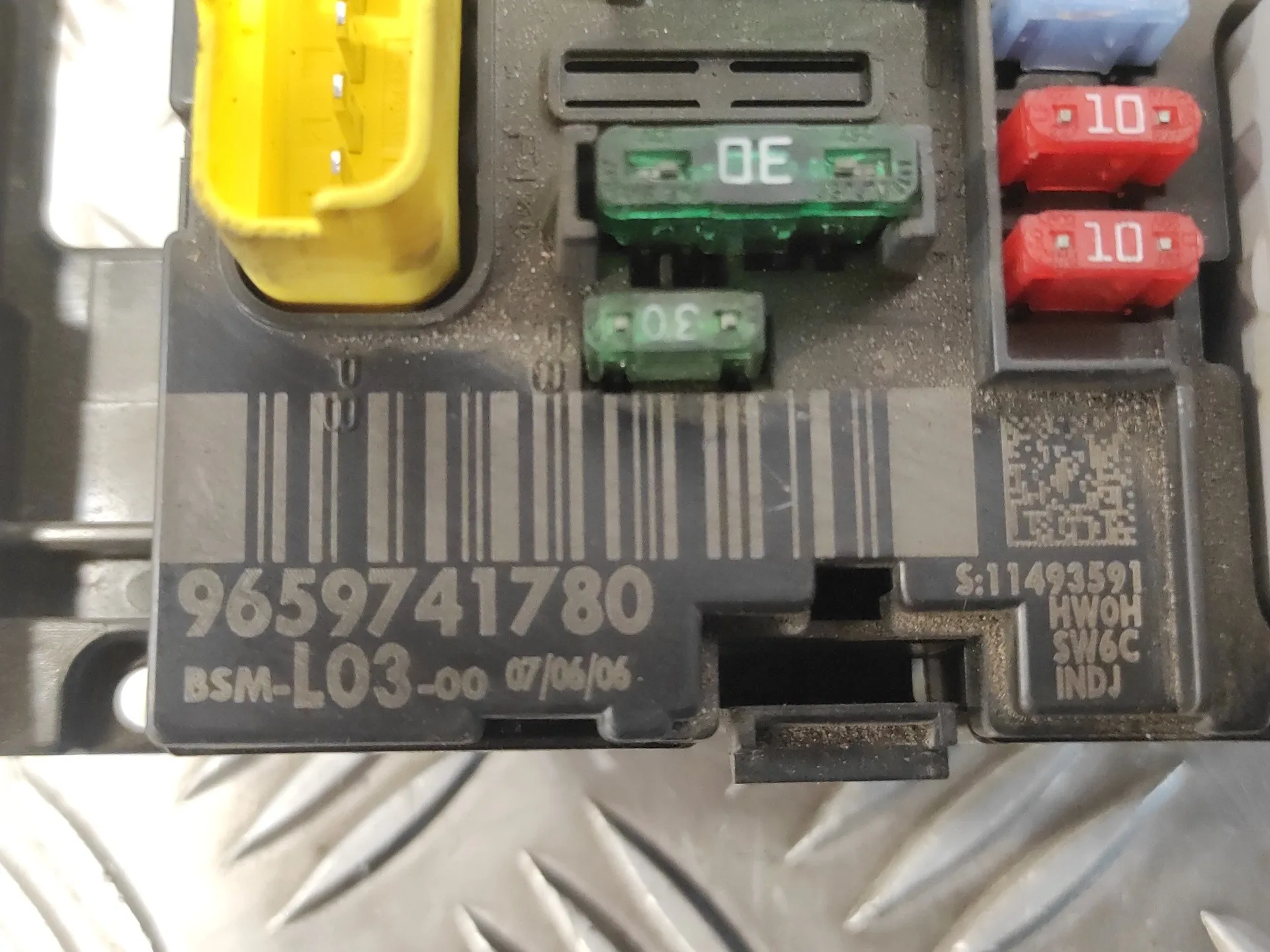 Caja Reles / Fusibles para Citroën C2