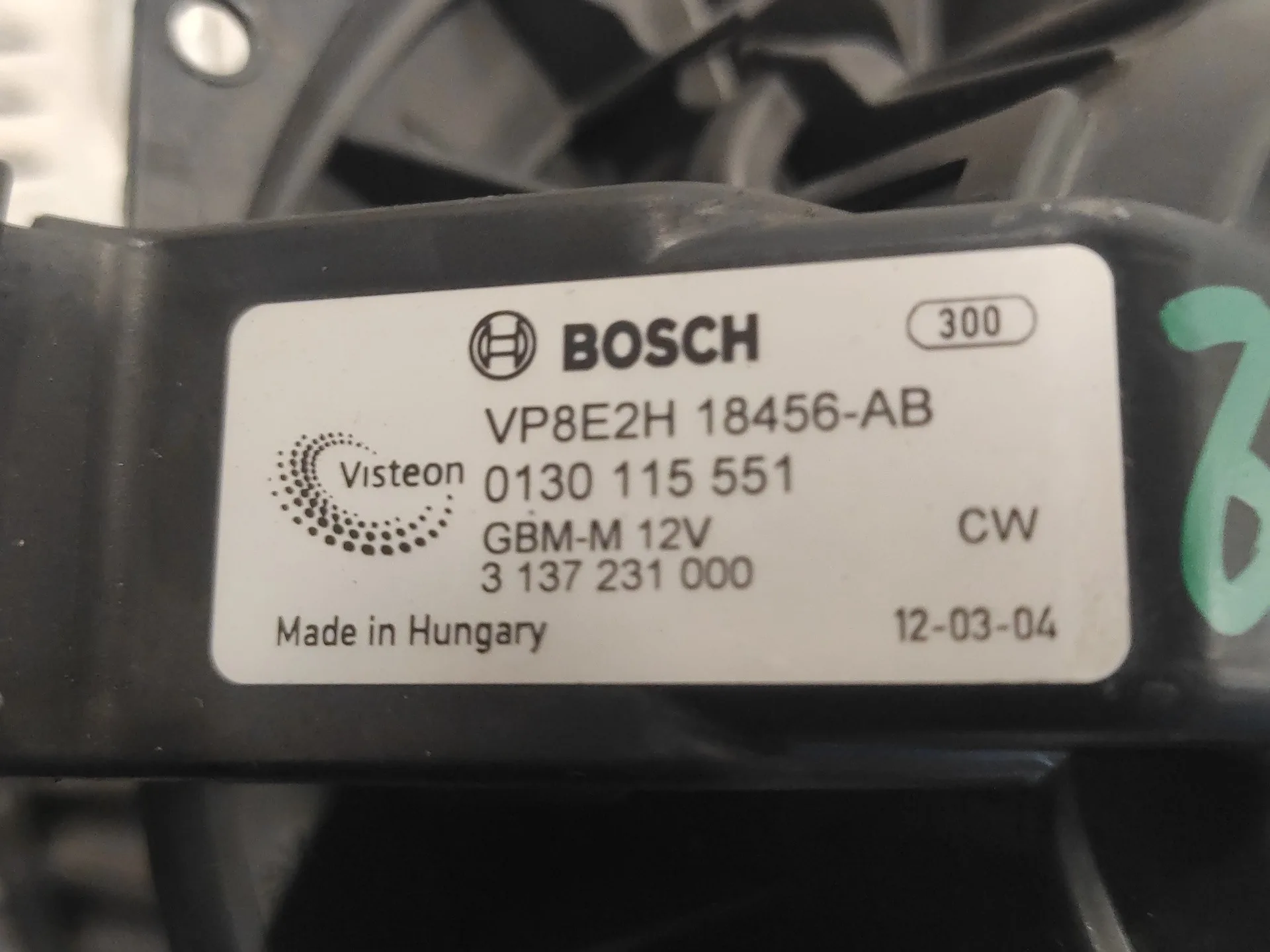 Motor Calefaccion para Ford Fiesta (Cb1)
