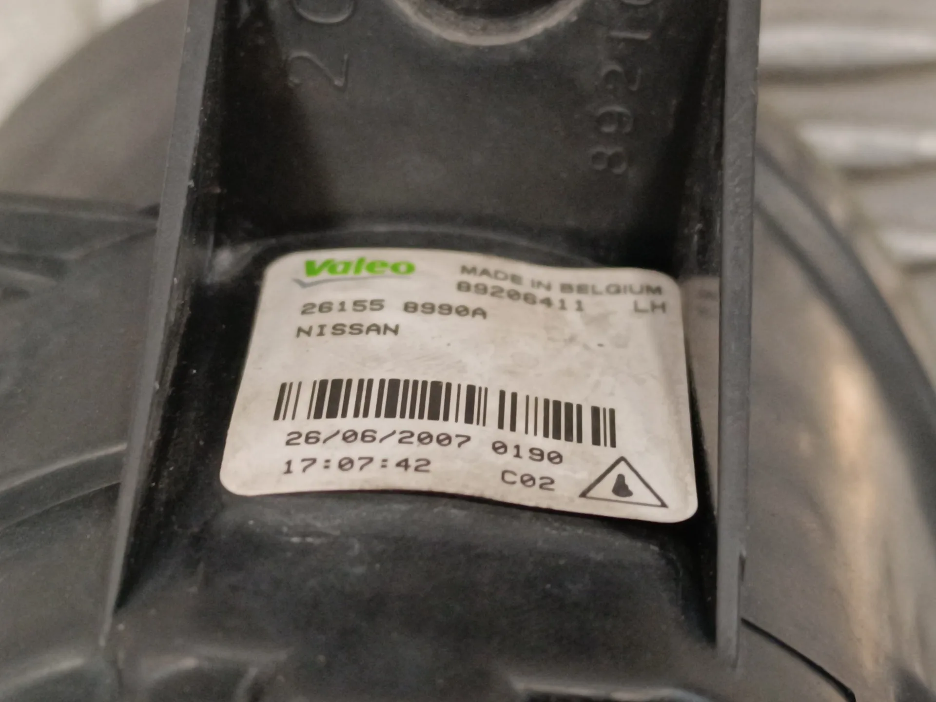 Faro Antiniebla Izquierdo para Nissan Qashqai (J10)