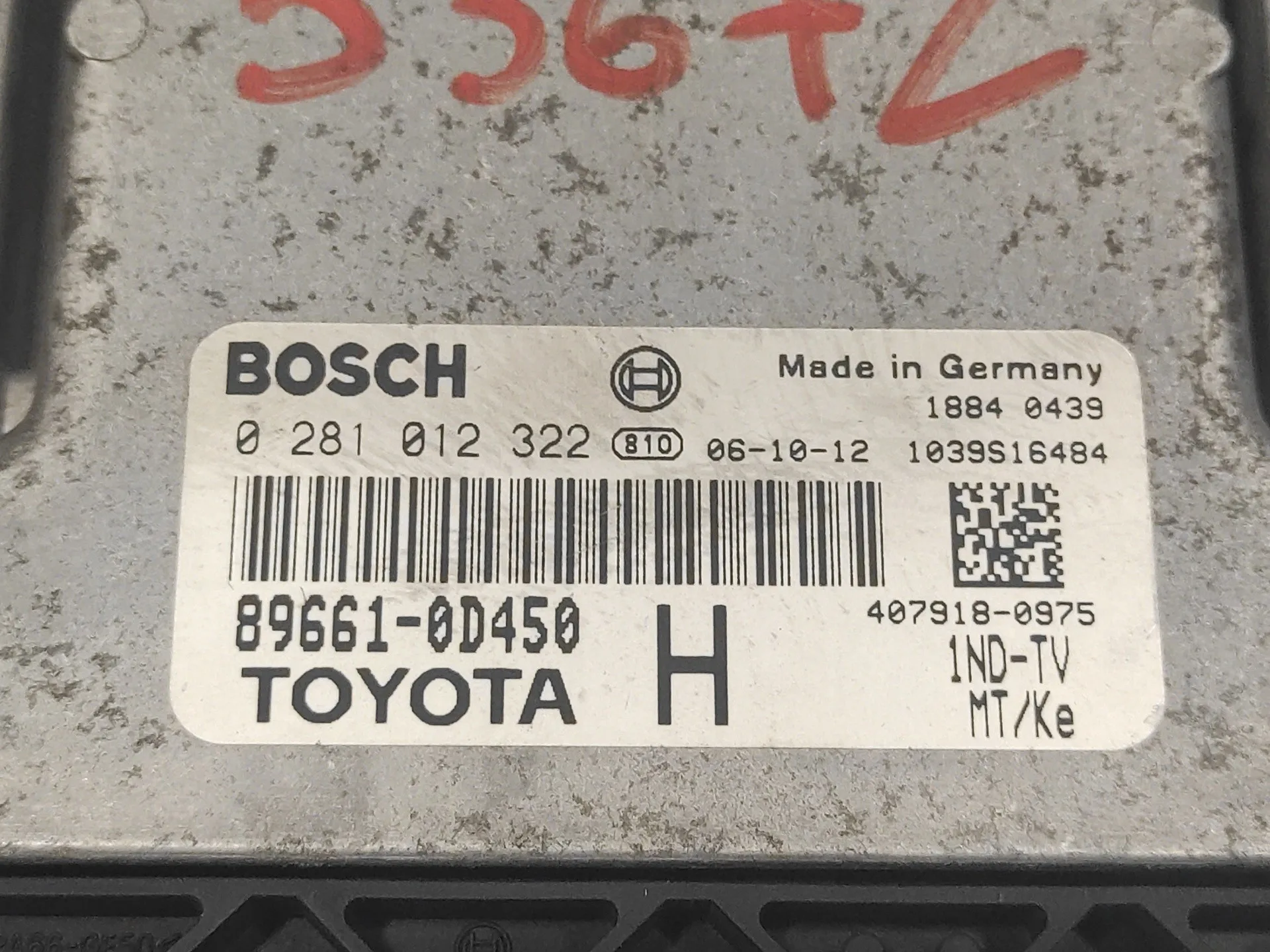 Centralita Motor Uce para Toyota Yaris (Ksp9/Scp9/Nlp9)