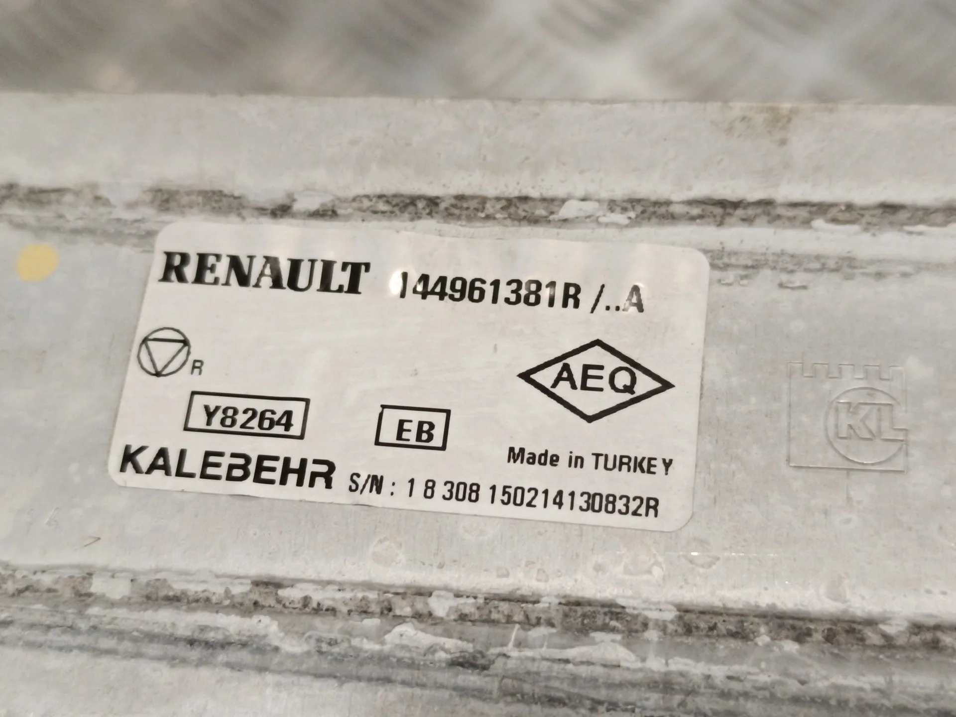 Intercooler para Renault Captur