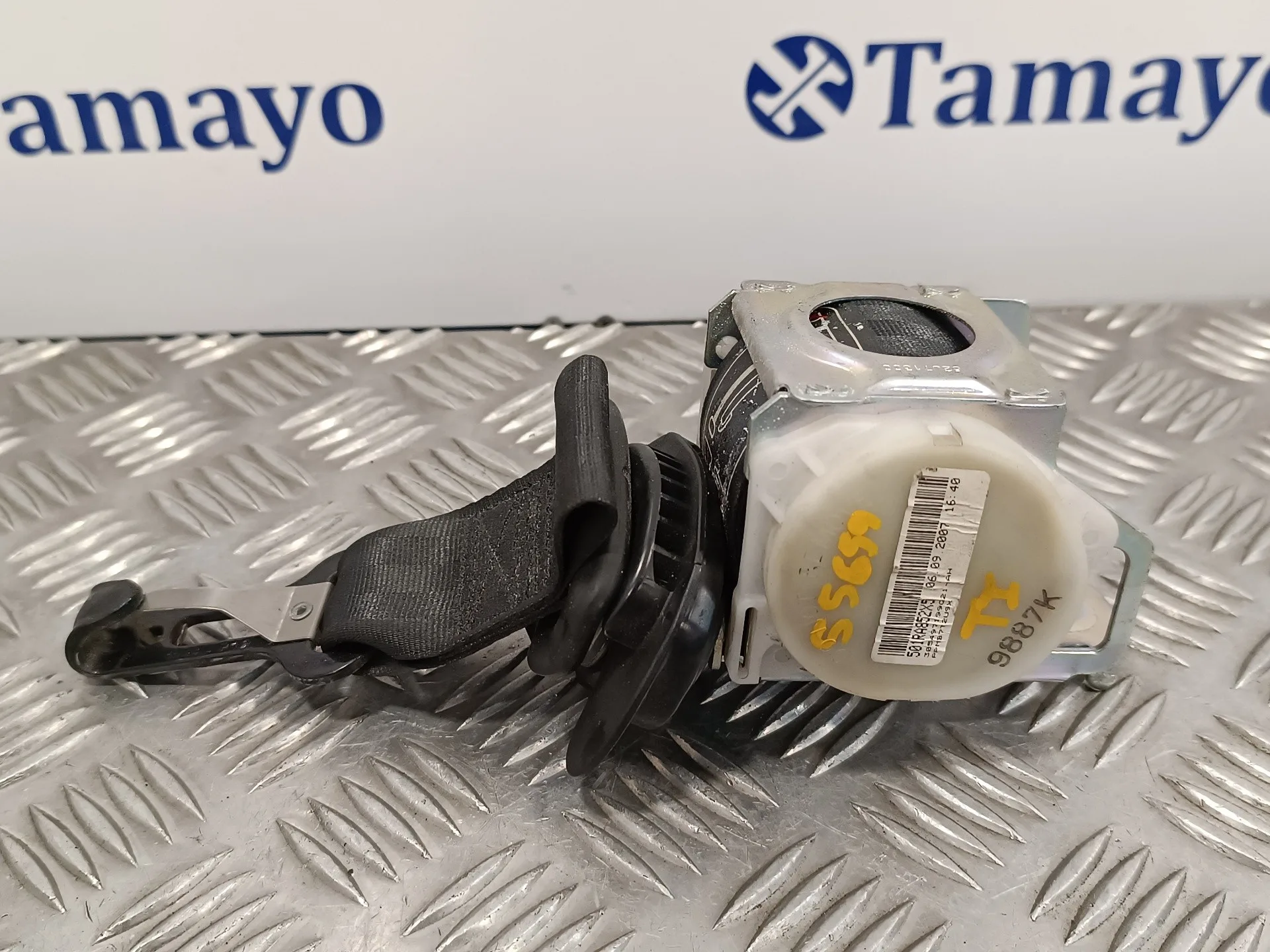 Cinturon Seguridad Trasero Izquierdo para Citroën C4 Grand Picasso